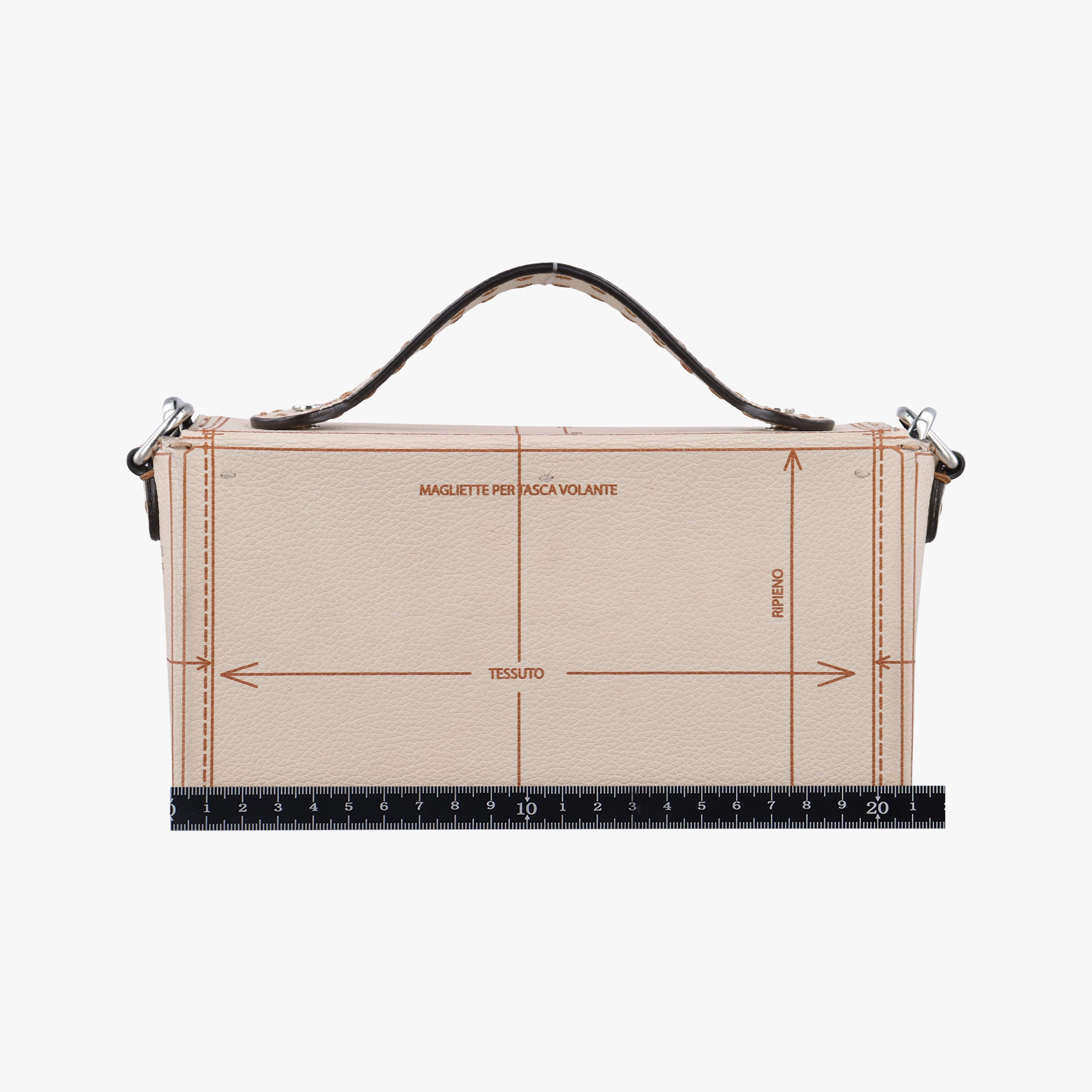 Vintage Fendi Soft Trunk Beige Leather 7VA565 shoulderbag | stylenewstar