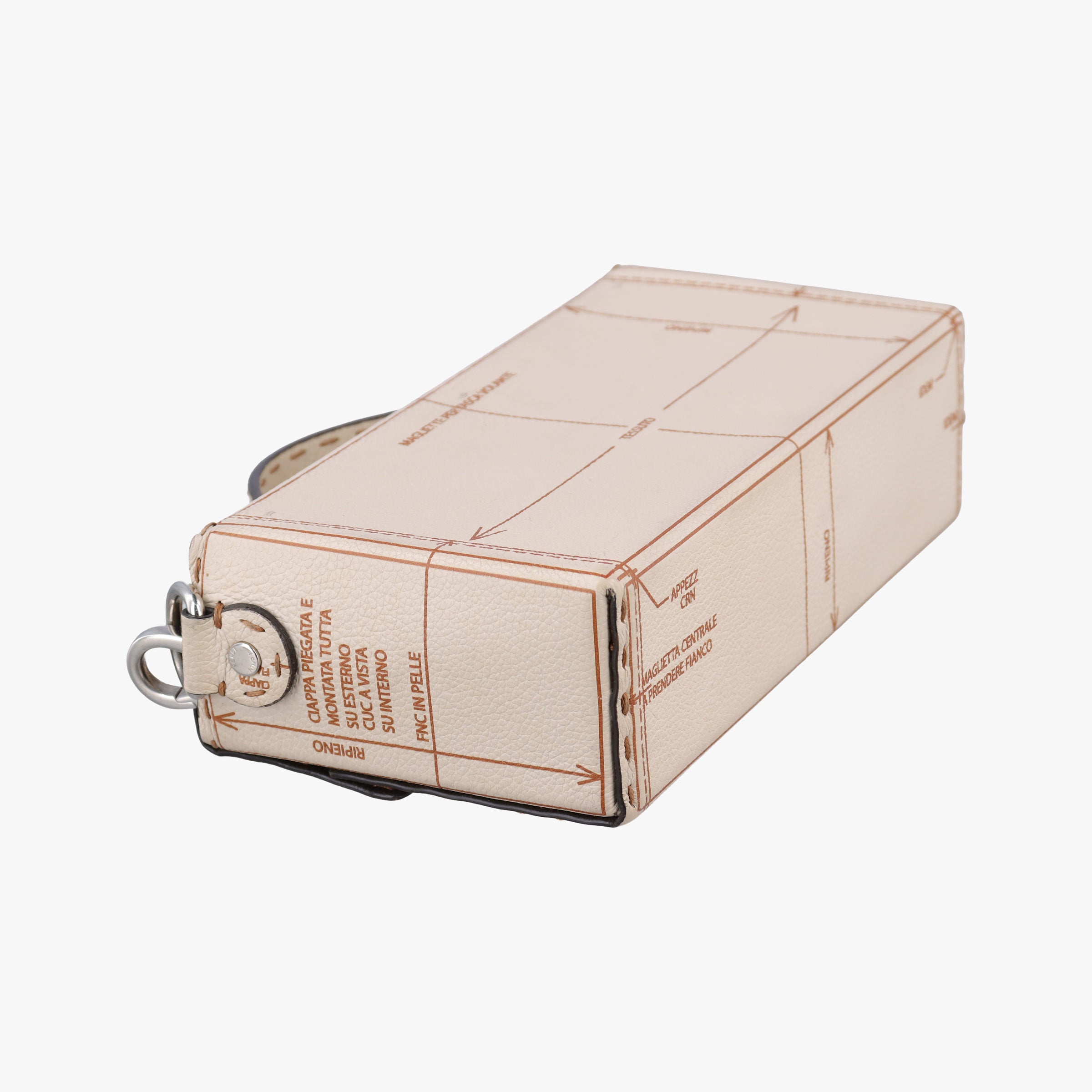 Vintage Fendi Soft Trunk Beige Leather 7VA565 shoulderbag | stylenewstar