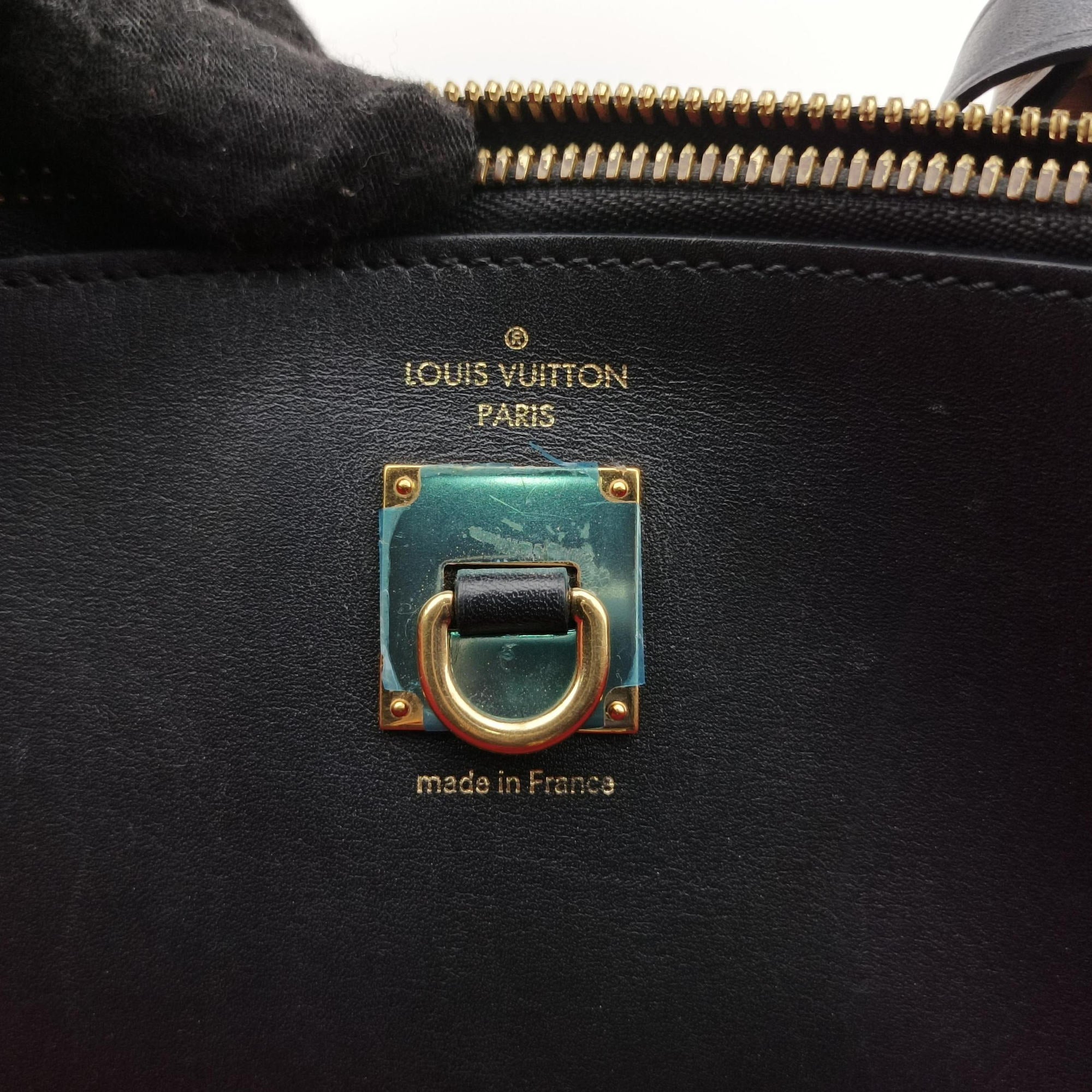 Pre-owned Louis Vuitton City Steamer MM Ruby×Noir Leather M42594 shoulderbag | stylenewstar