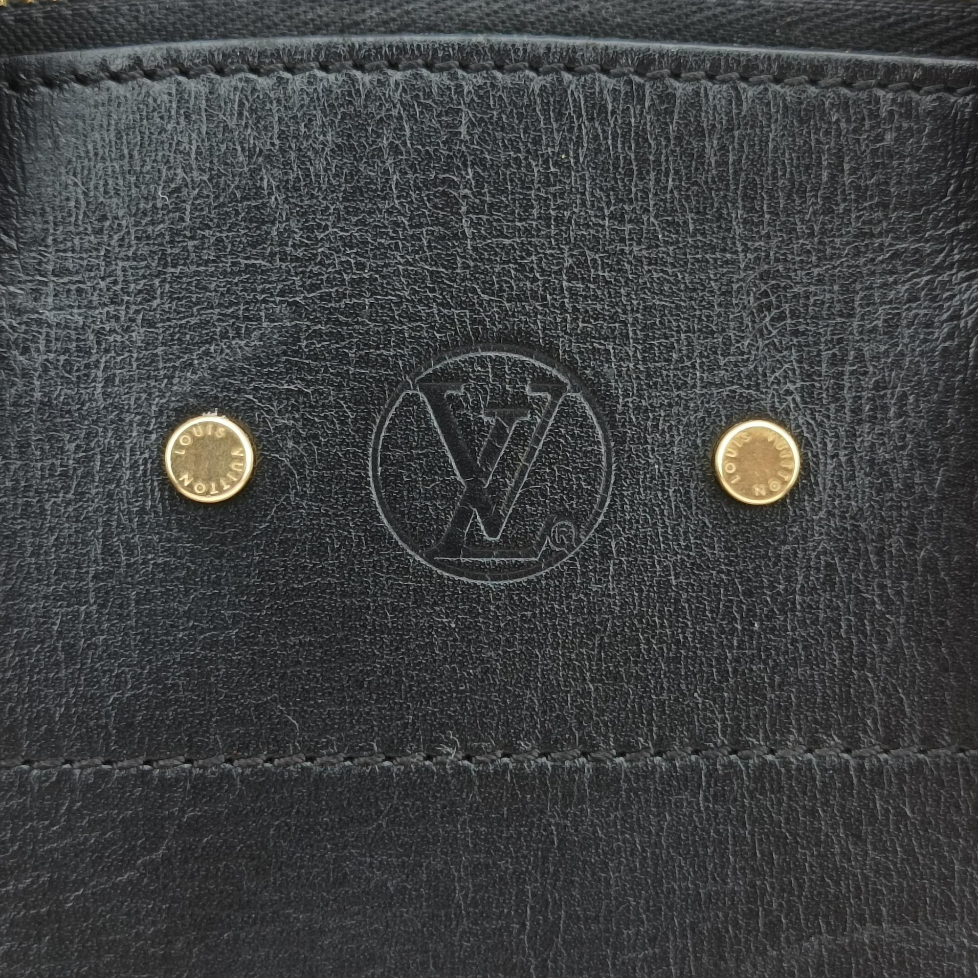 Pre-owned Louis Vuitton City Steamer MM Ruby×Noir Leather M42594 shoulderbag | stylenewstar