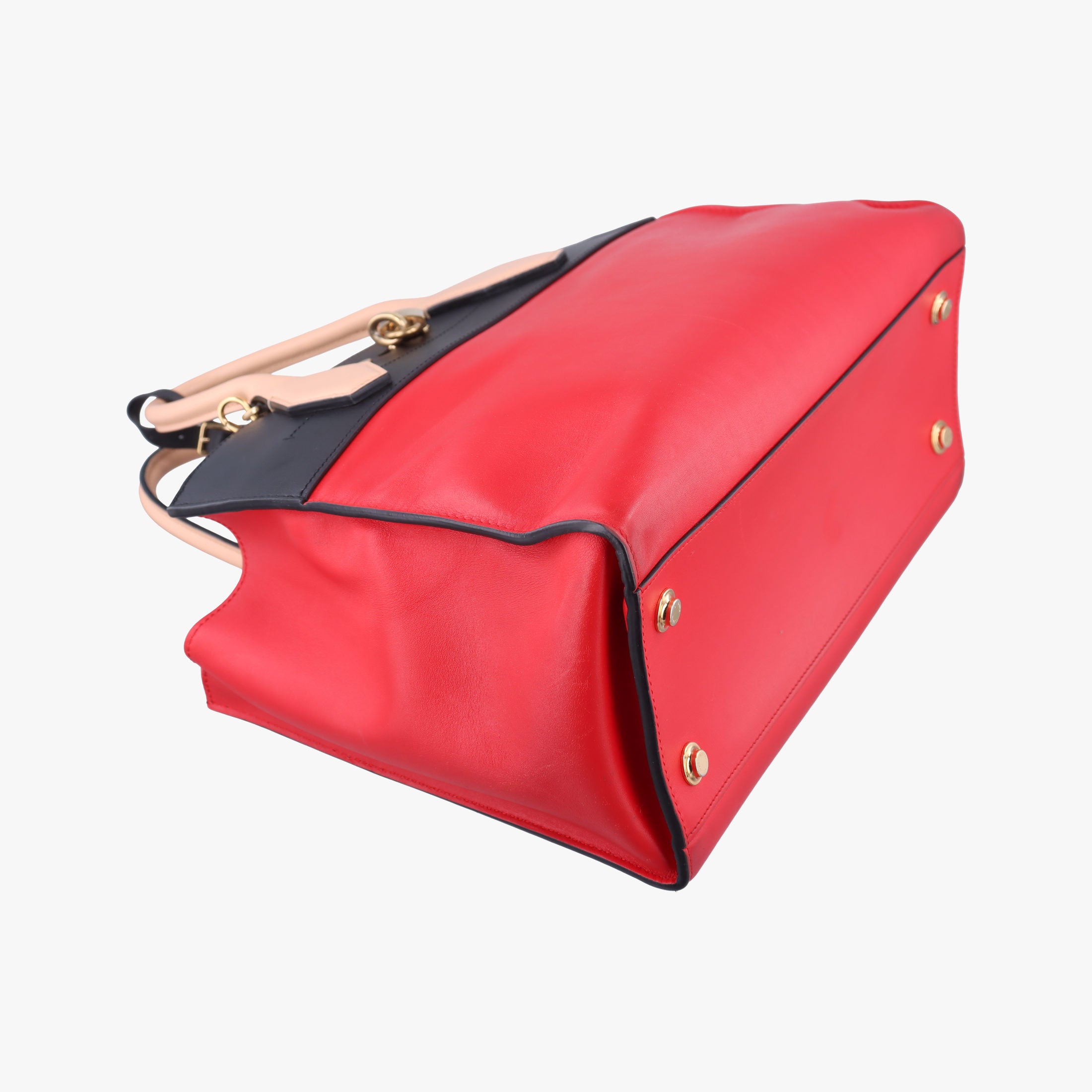 Pre-owned Louis Vuitton City Steamer MM Ruby×Noir Leather M42594 shoulderbag | stylenewstar