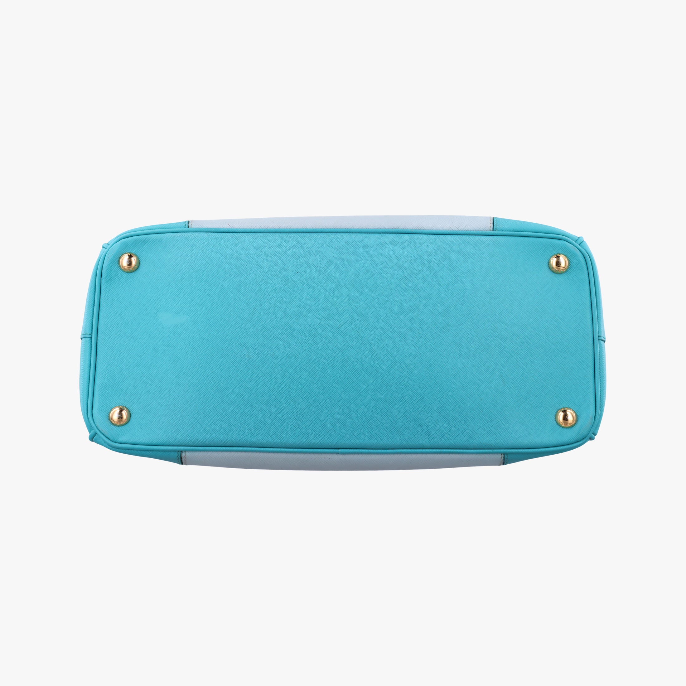Secondhand Prada Galleria Blue×Light blue SAFFIANO Leather B2274C shoulderbag | stylenewstar