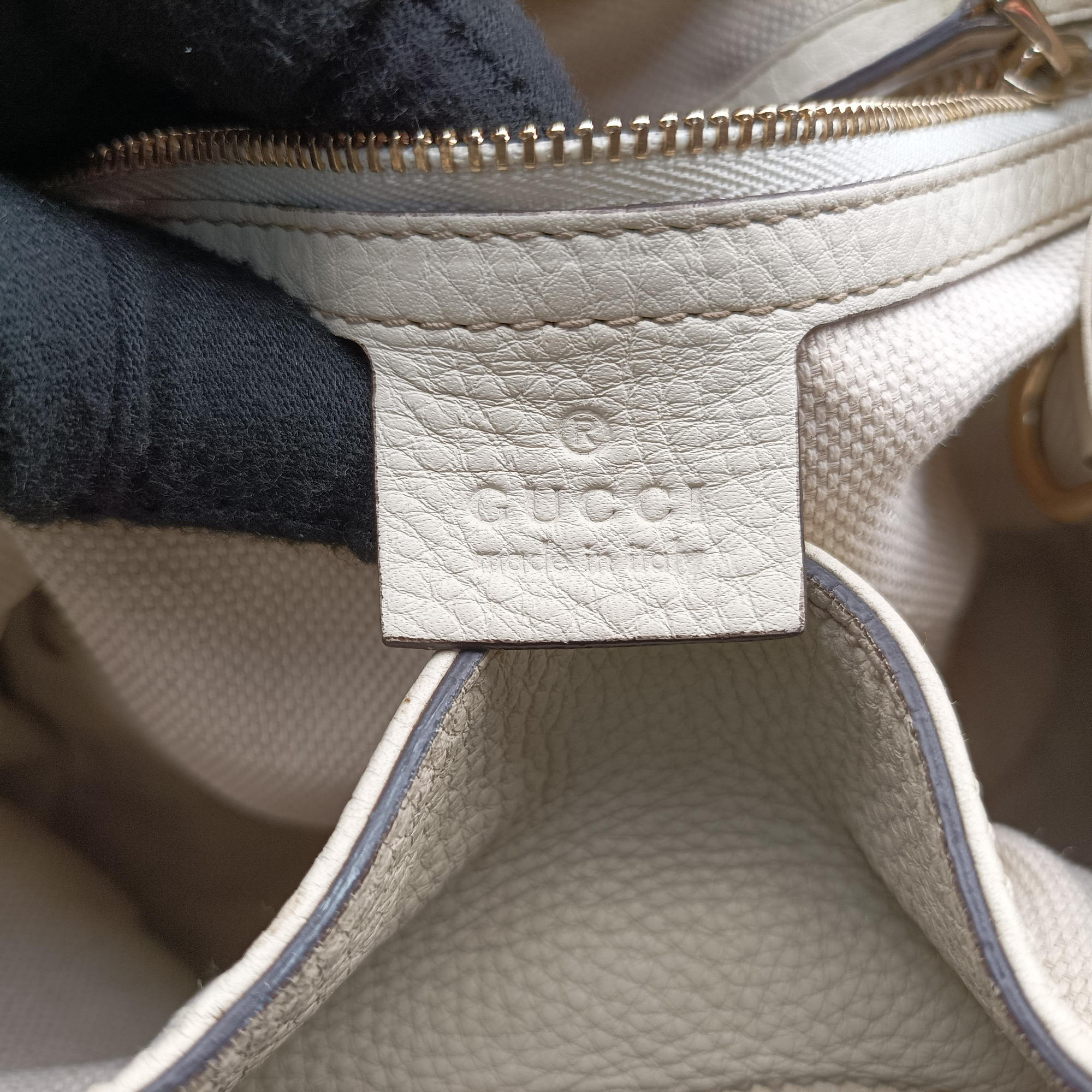 Pre-owned Gucci Soho White Leather 336751 shoulderbag | stylenewstar