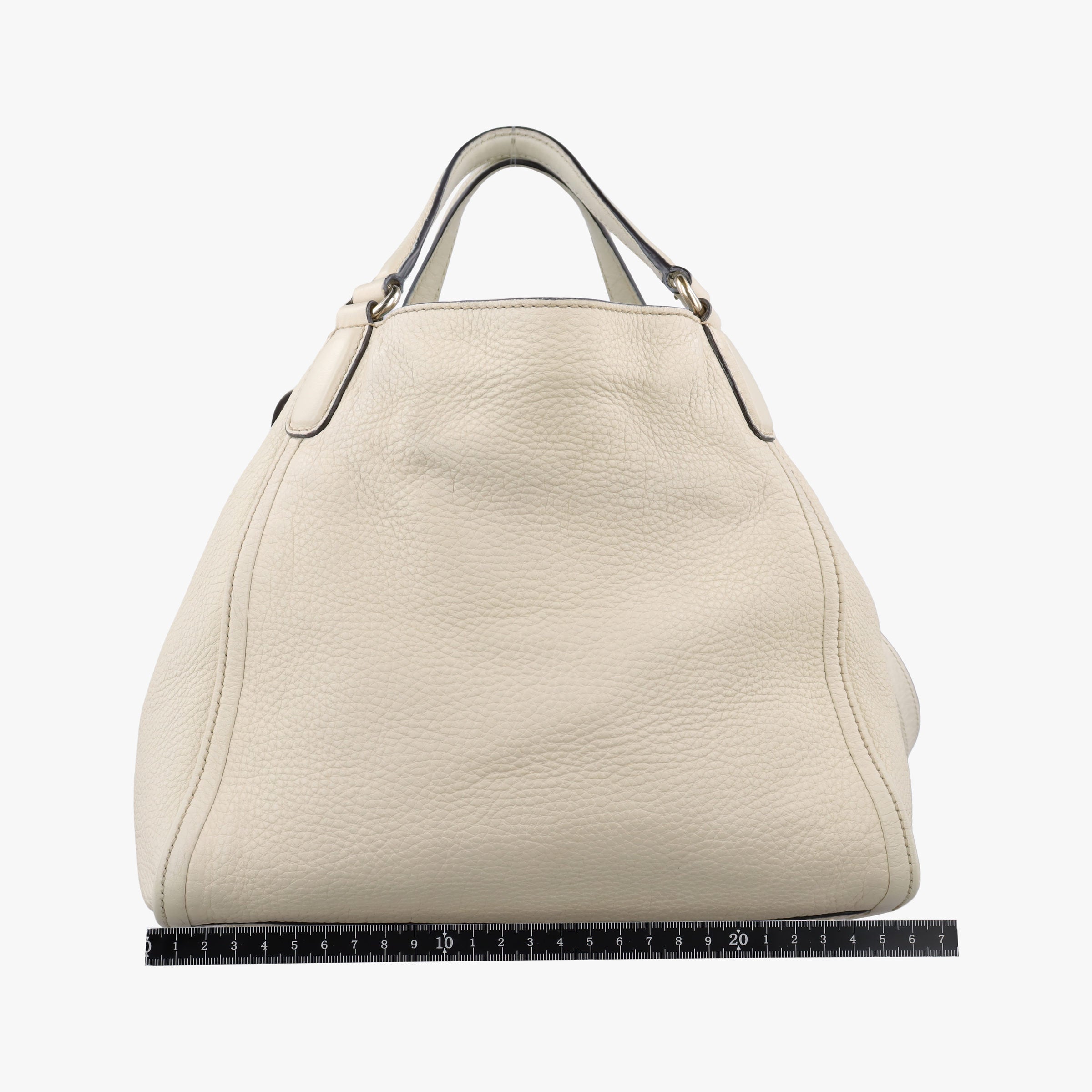 Pre-owned Gucci Soho White Leather 336751 shoulderbag | stylenewstar