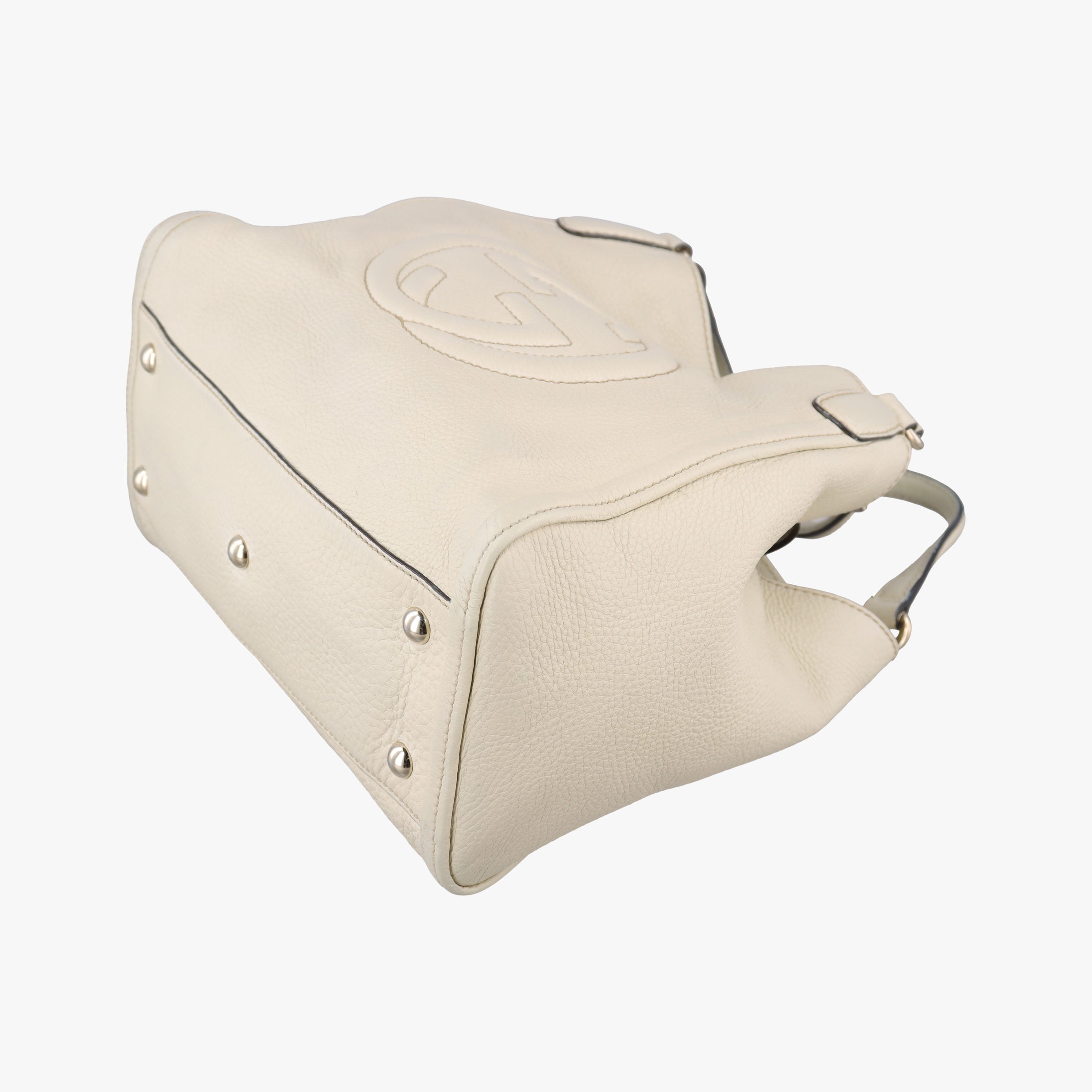 Pre-owned Gucci Soho White Leather 336751 shoulderbag | stylenewstar