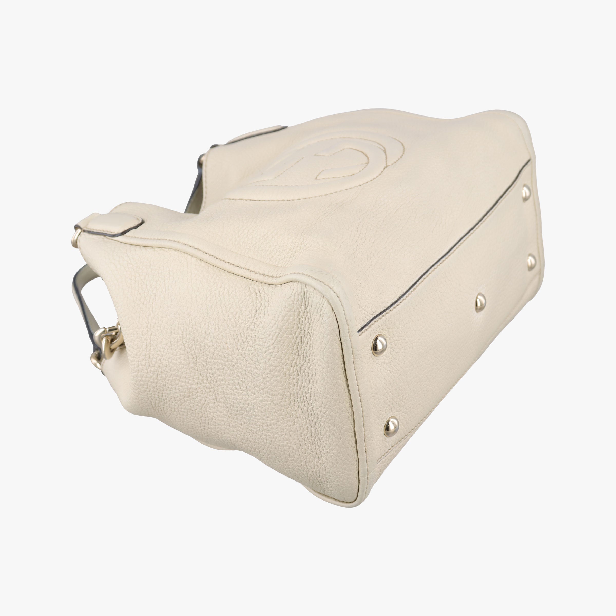 Pre-owned Gucci Soho White Leather 336751 shoulderbag | stylenewstar