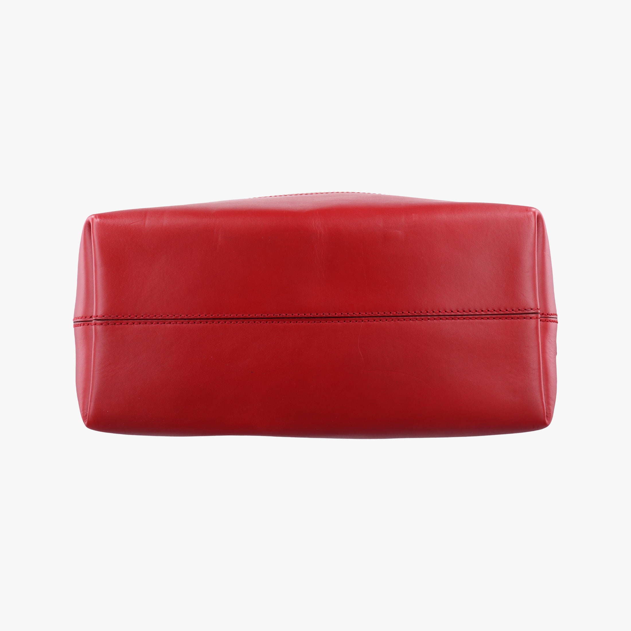 Pre-owned Fendi 2 Bag Tone Beige×Red×Black Leather 8BN232 shoulderbag | stylenewstar