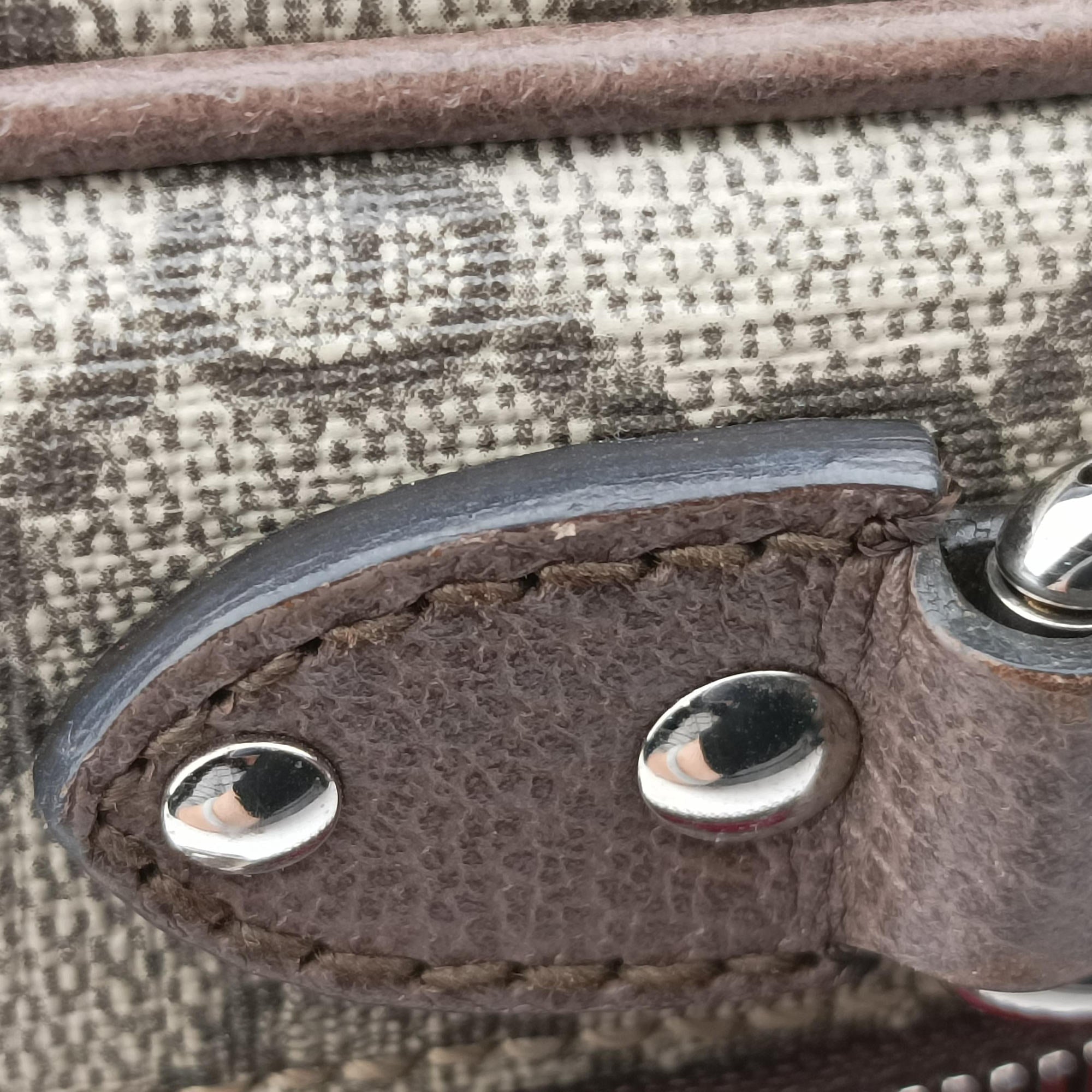 Pre-owned Gucci GG Supreme Soft Trunk Messenger Brown PVC coated canvas×Leather 626363 shoulderbag | stylenewstar