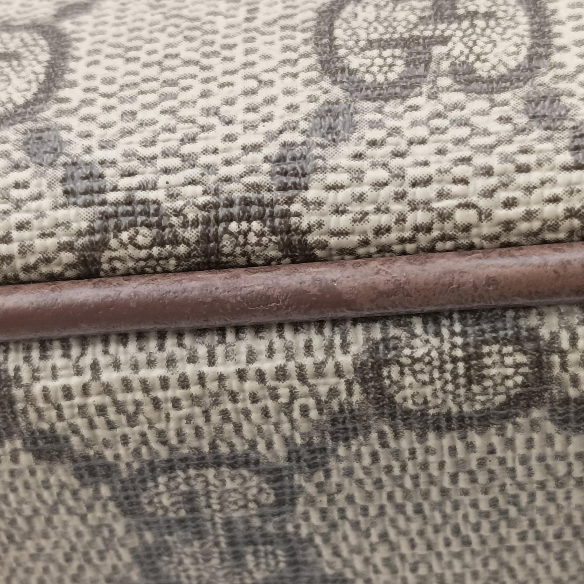 Pre-owned Gucci GG Supreme Soft Trunk Messenger Brown PVC coated canvas×Leather 626363 shoulderbag | stylenewstar