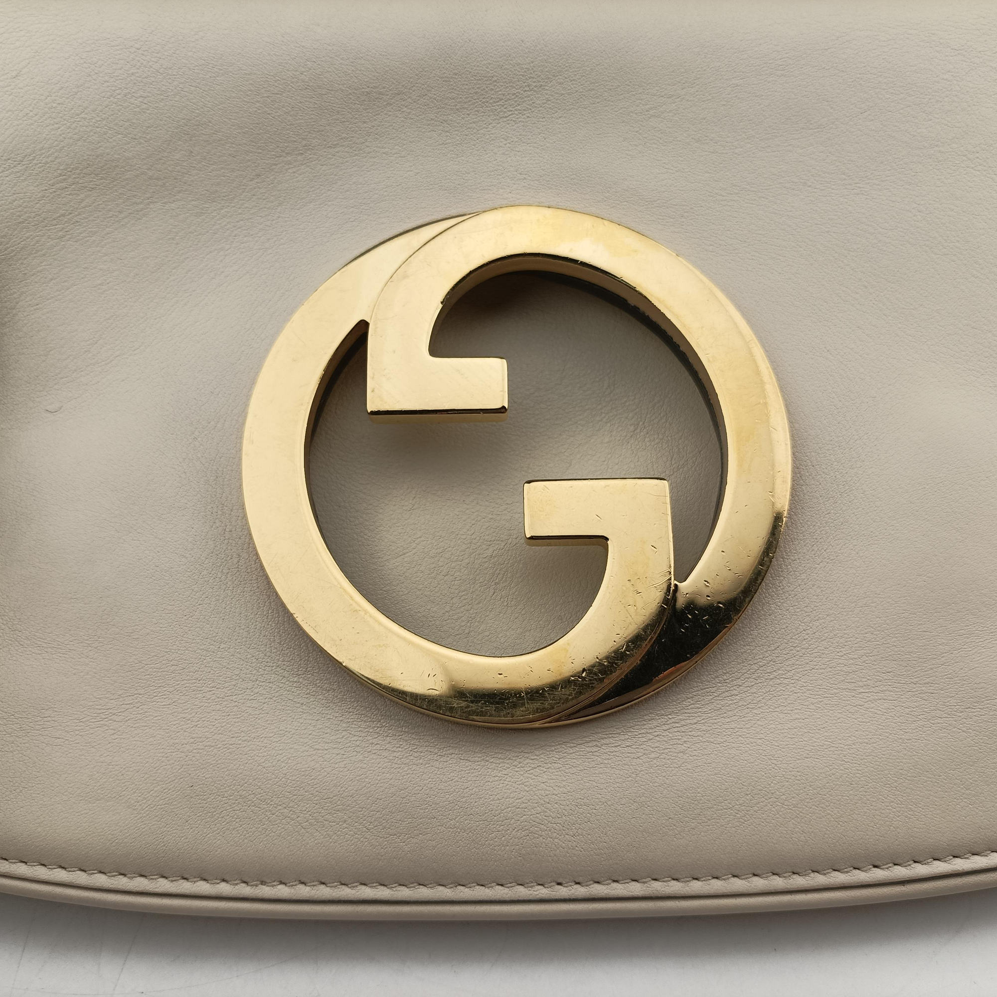 Vintage Gucci Blondie Chain White Leather 699268 shoulderbag | stylenewstar
