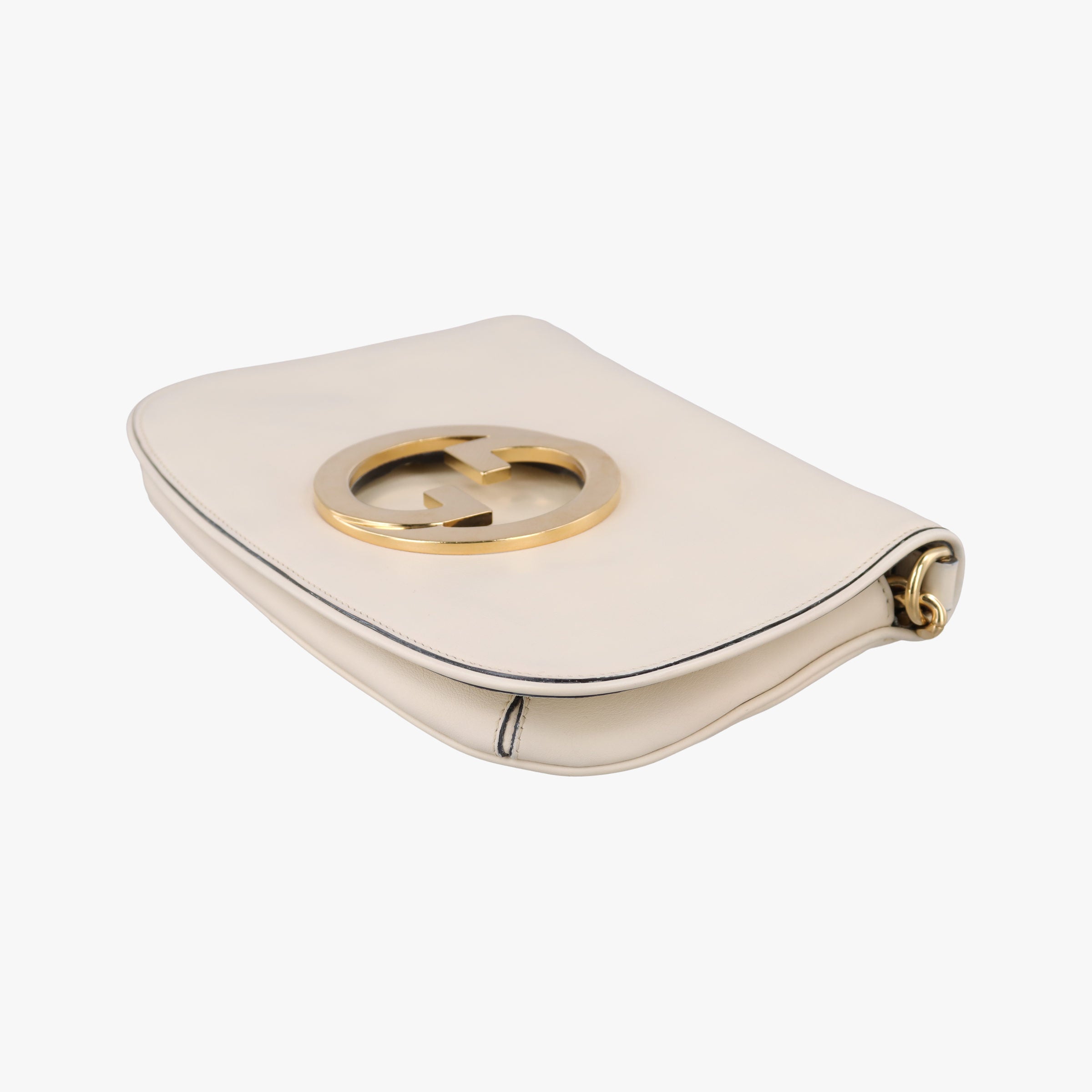 Vintage Gucci Blondie Chain White Leather 699268 shoulderbag | stylenewstar