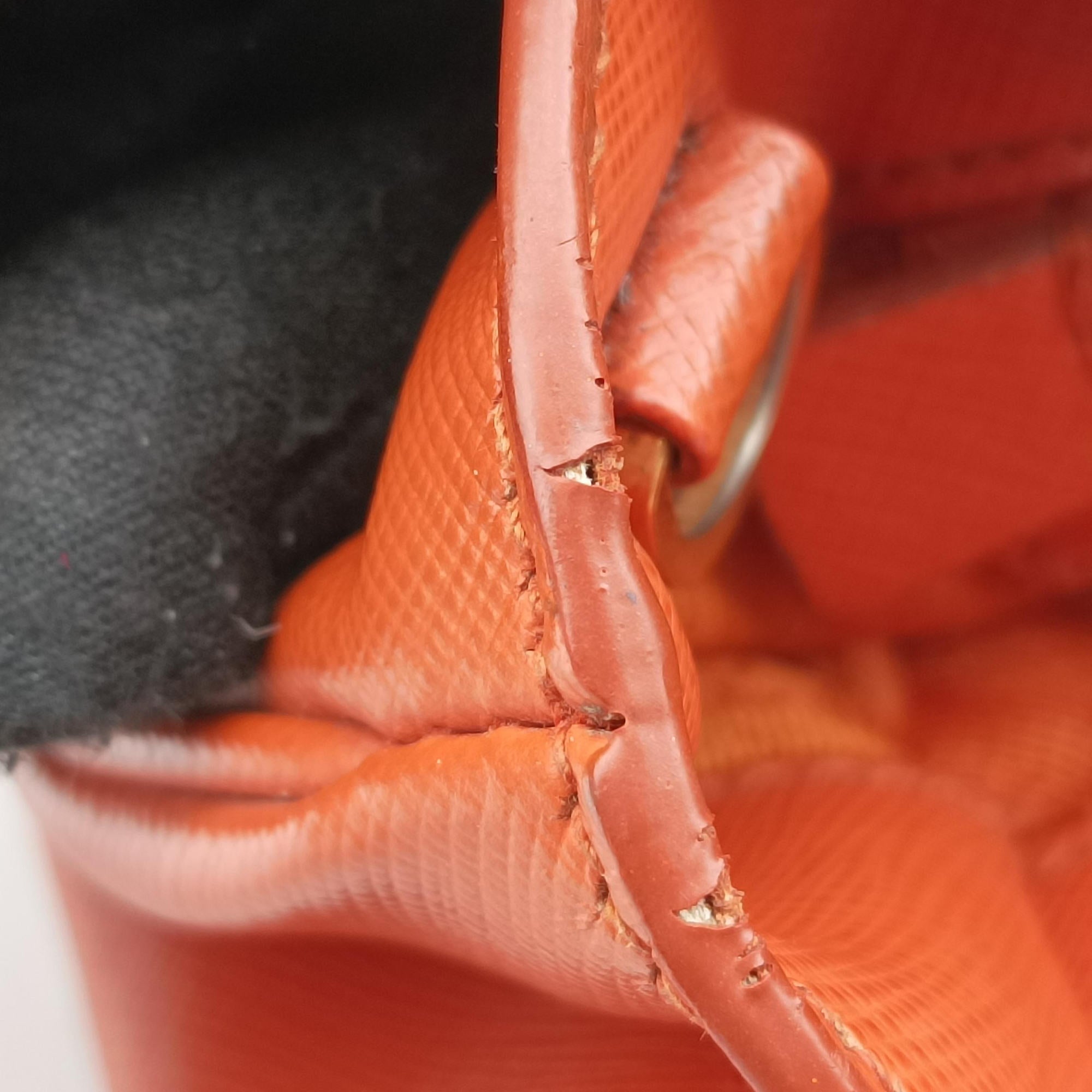 Pre-owned Prada Galleria Orange SAFFIANO Leather BN1844 shoulderbag | stylenewstar
