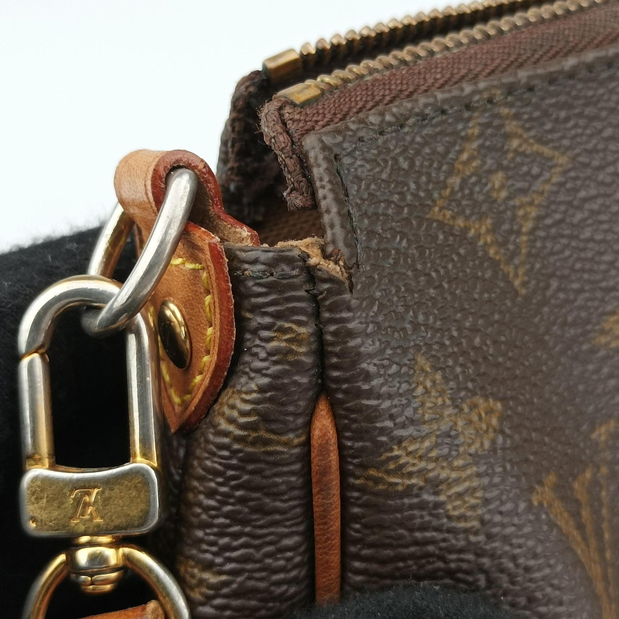 Secondhand Louis Vuitton EVA brown Monogram Canvas M95567 shoulderbag | stylenewstar