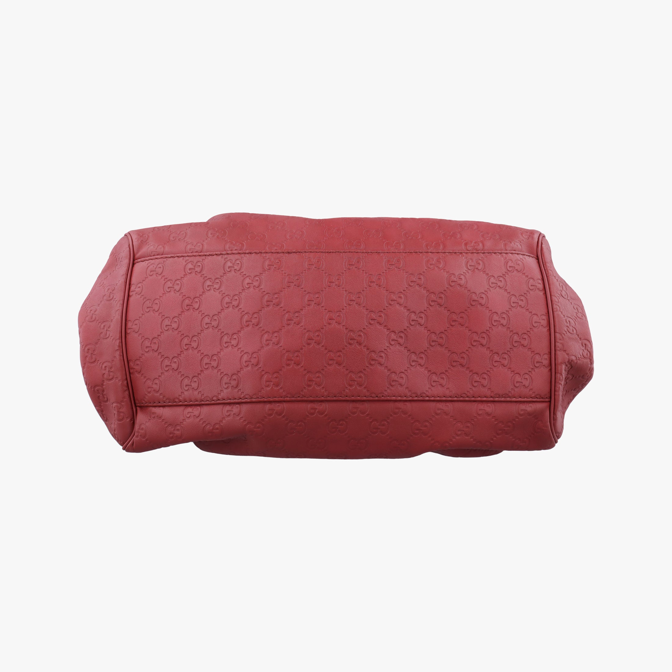 Pre-owned Gucci Sukey GUCCISSIMA Red Leather 223974 shoulderbag | stylenewstar