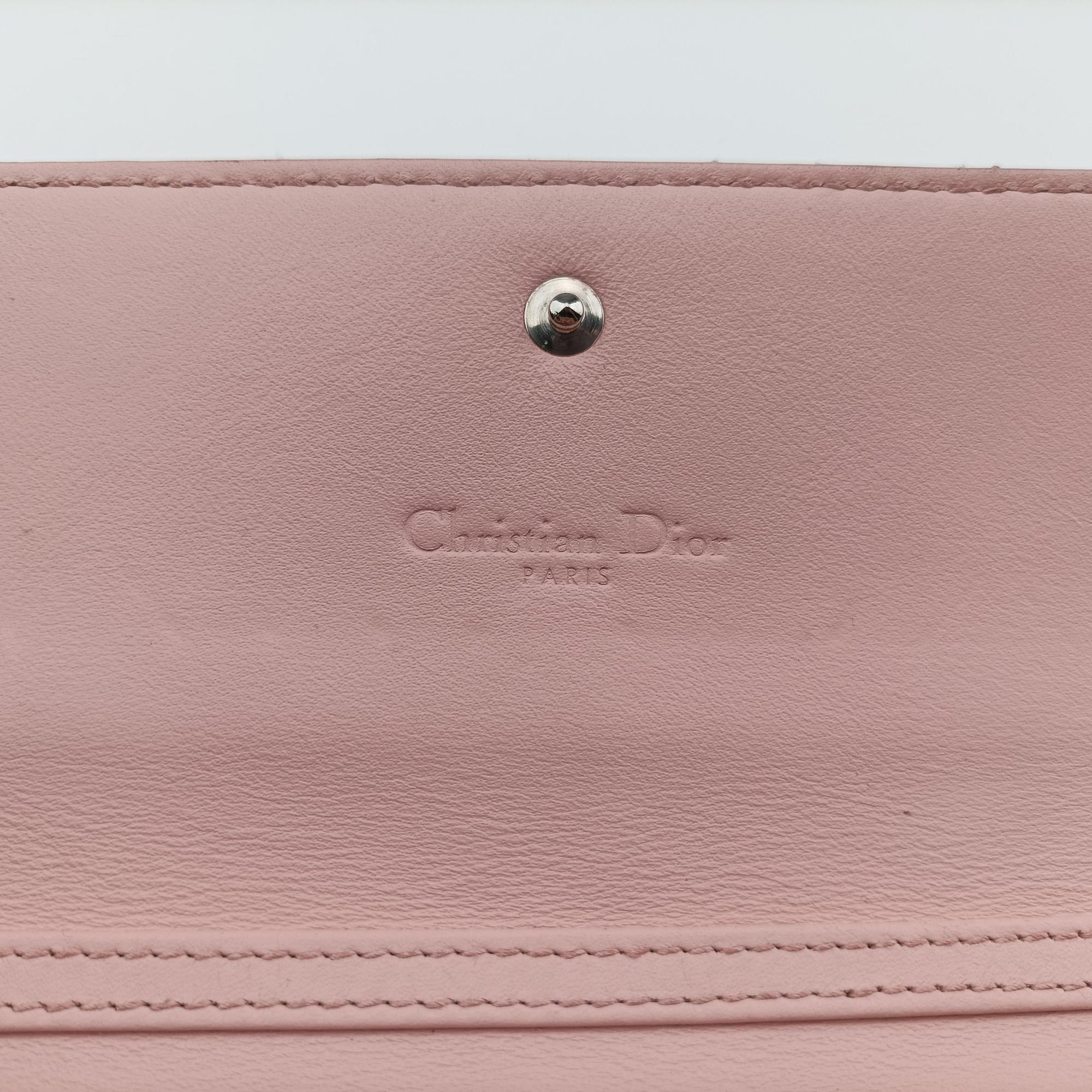Pre-owned Christian Dior Lady Dior Cannage Yellow×Pink Patent  shoulderbag | stylenewstar