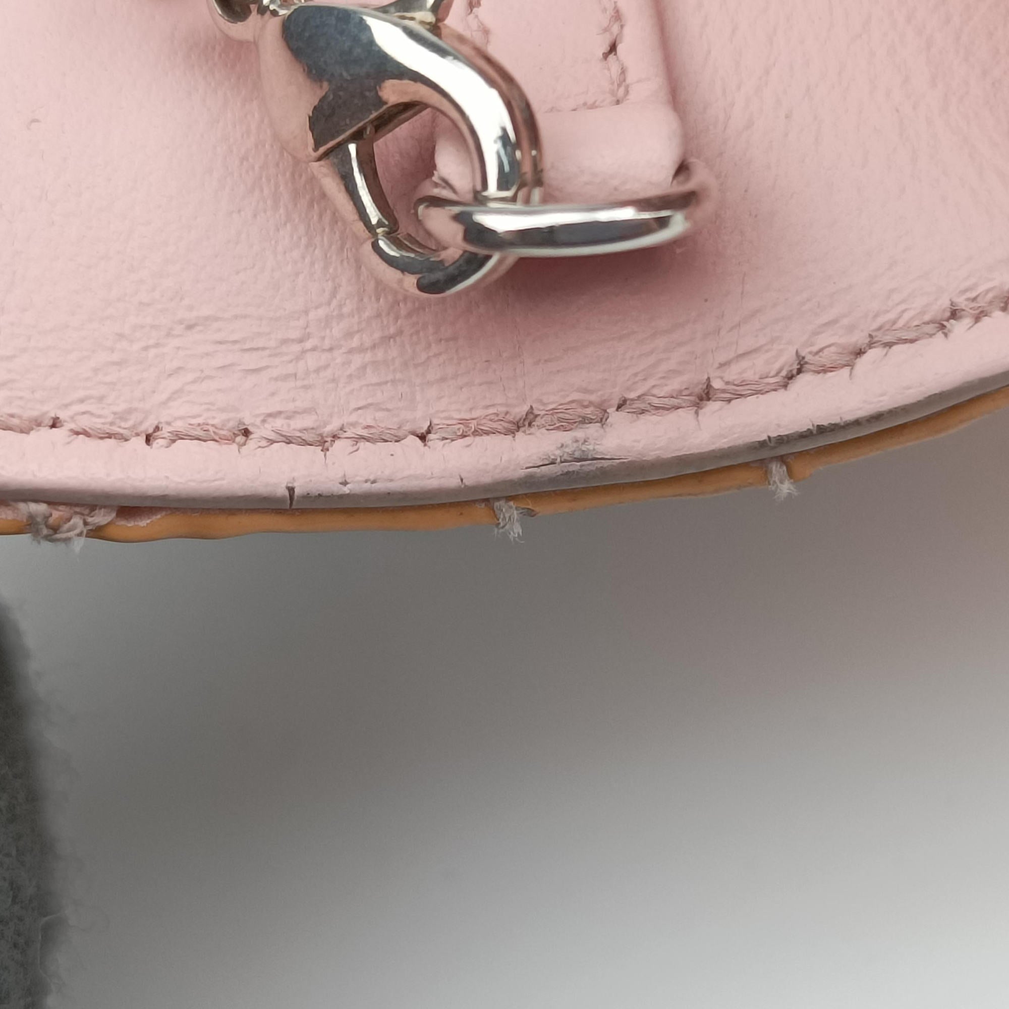 Pre-owned Christian Dior Lady Dior Cannage Yellow×Pink Patent  shoulderbag | stylenewstar