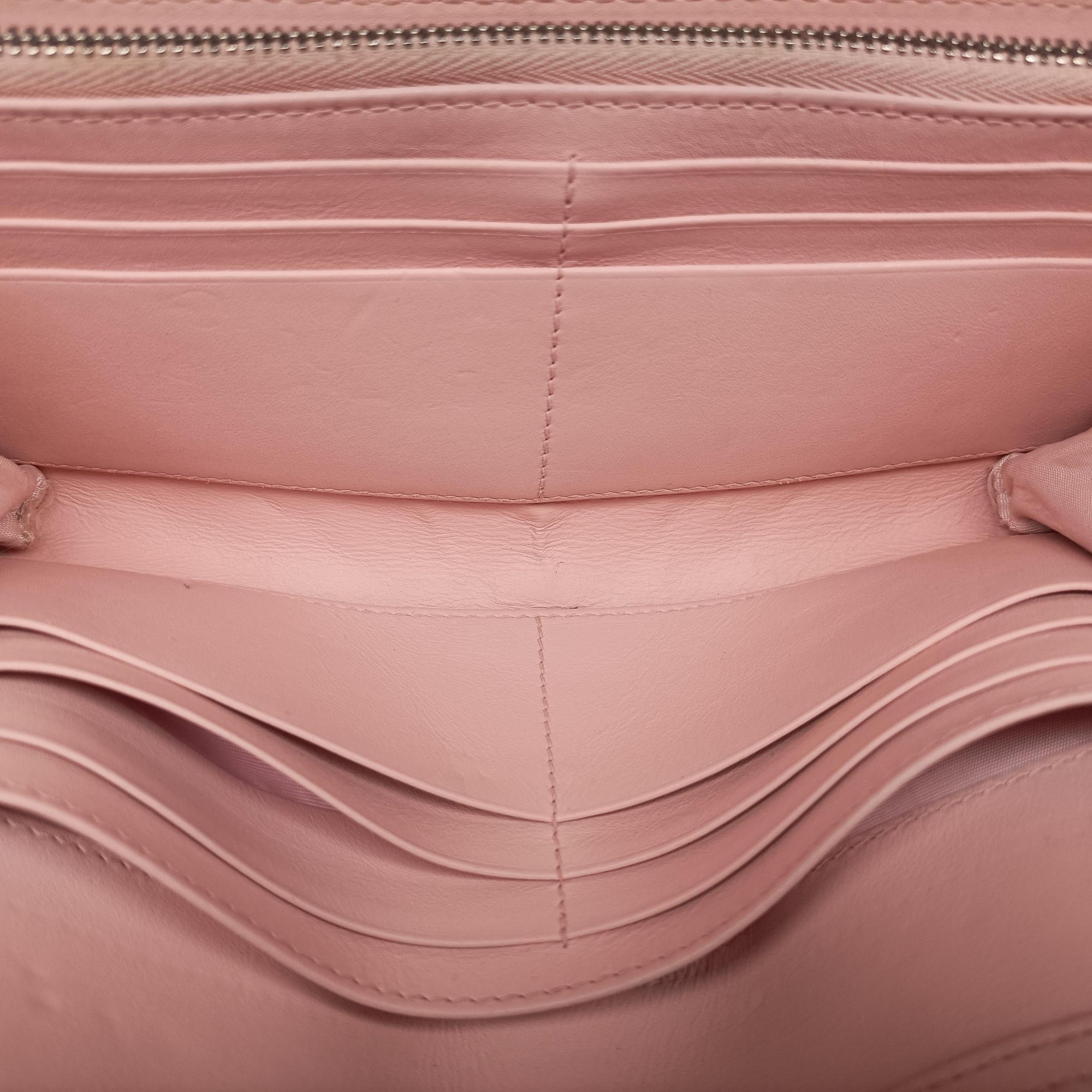 Pre-owned Christian Dior Lady Dior Cannage Yellow×Pink Patent  shoulderbag | stylenewstar