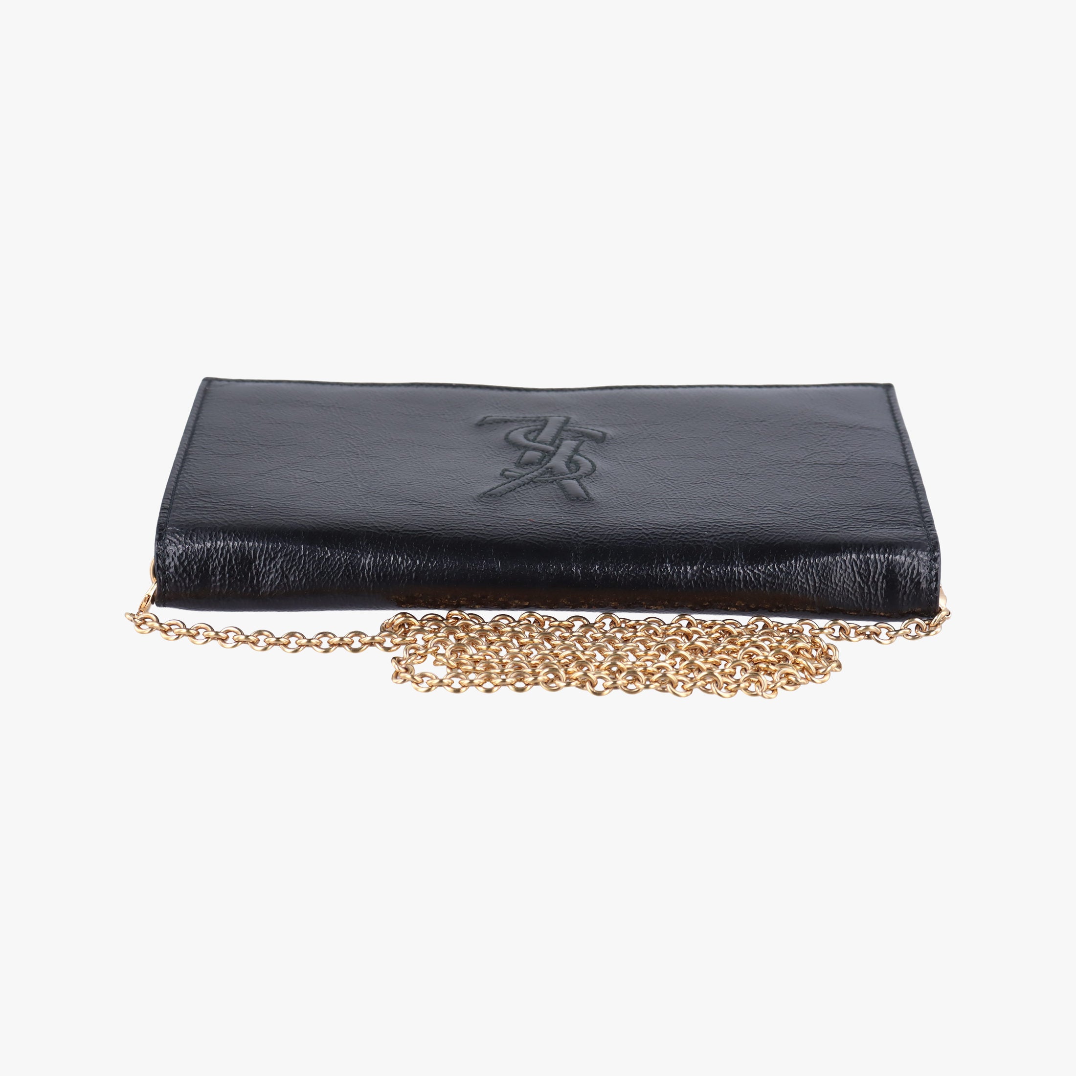 Secondhand Yves Saint Laurent Belle de Jour Black Patent 282138 shoulderbag | stylenewstar