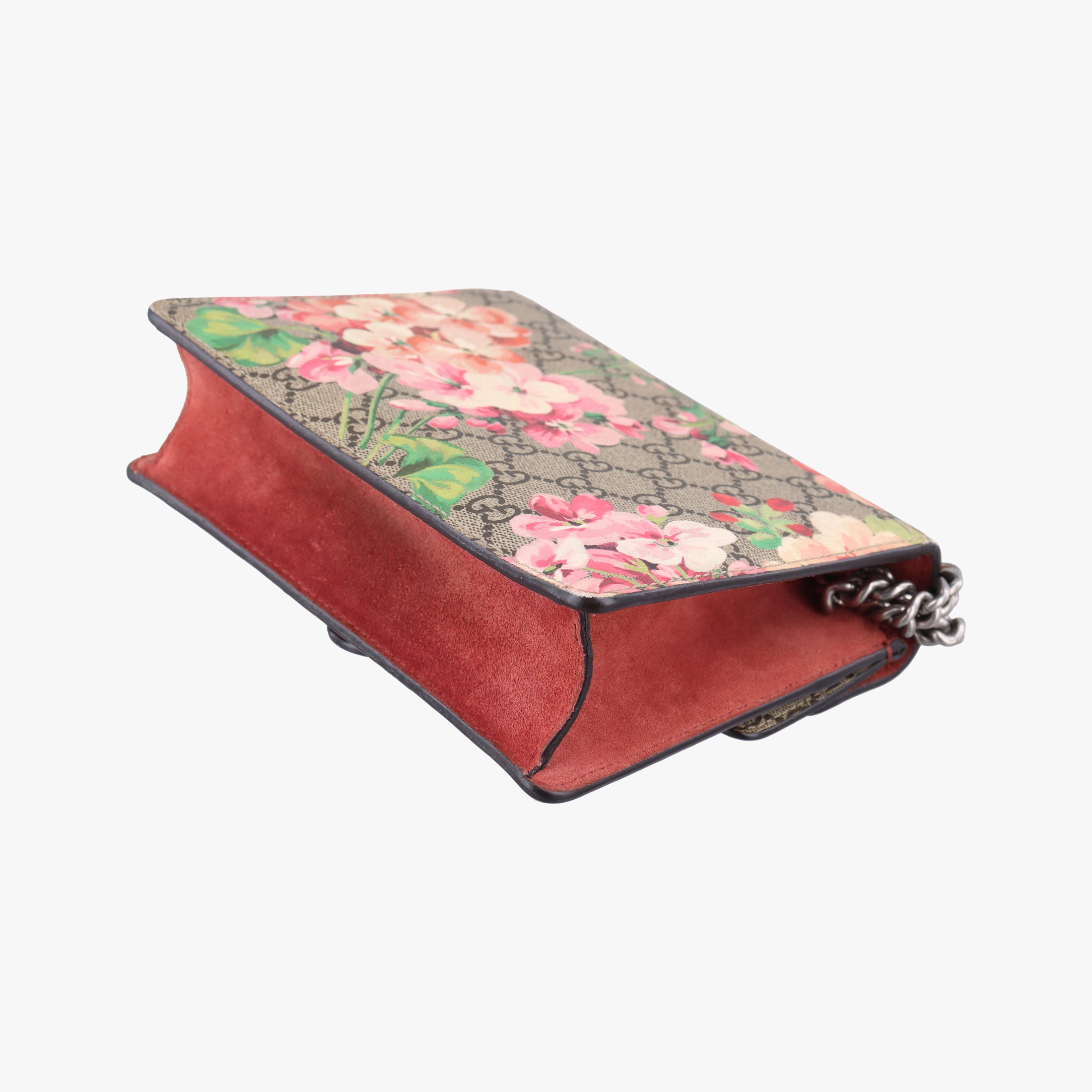 Secondhand Gucci Dionysus beige×red×multicolor PVC coated canvas × suede 421970 shoulderbag | stylenewstar