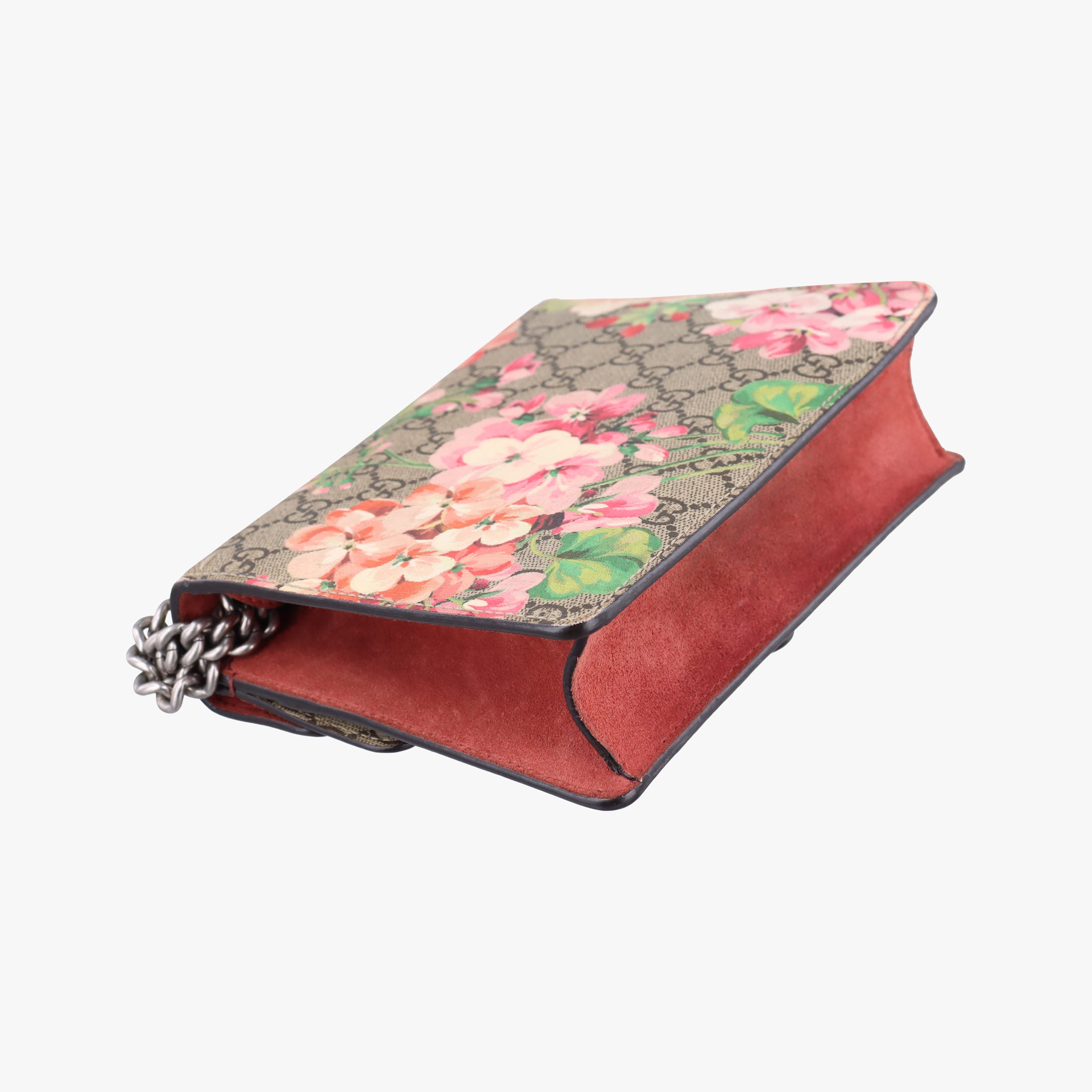 Secondhand Gucci Dionysus beige×red×multicolor PVC coated canvas × suede 421970 shoulderbag | stylenewstar