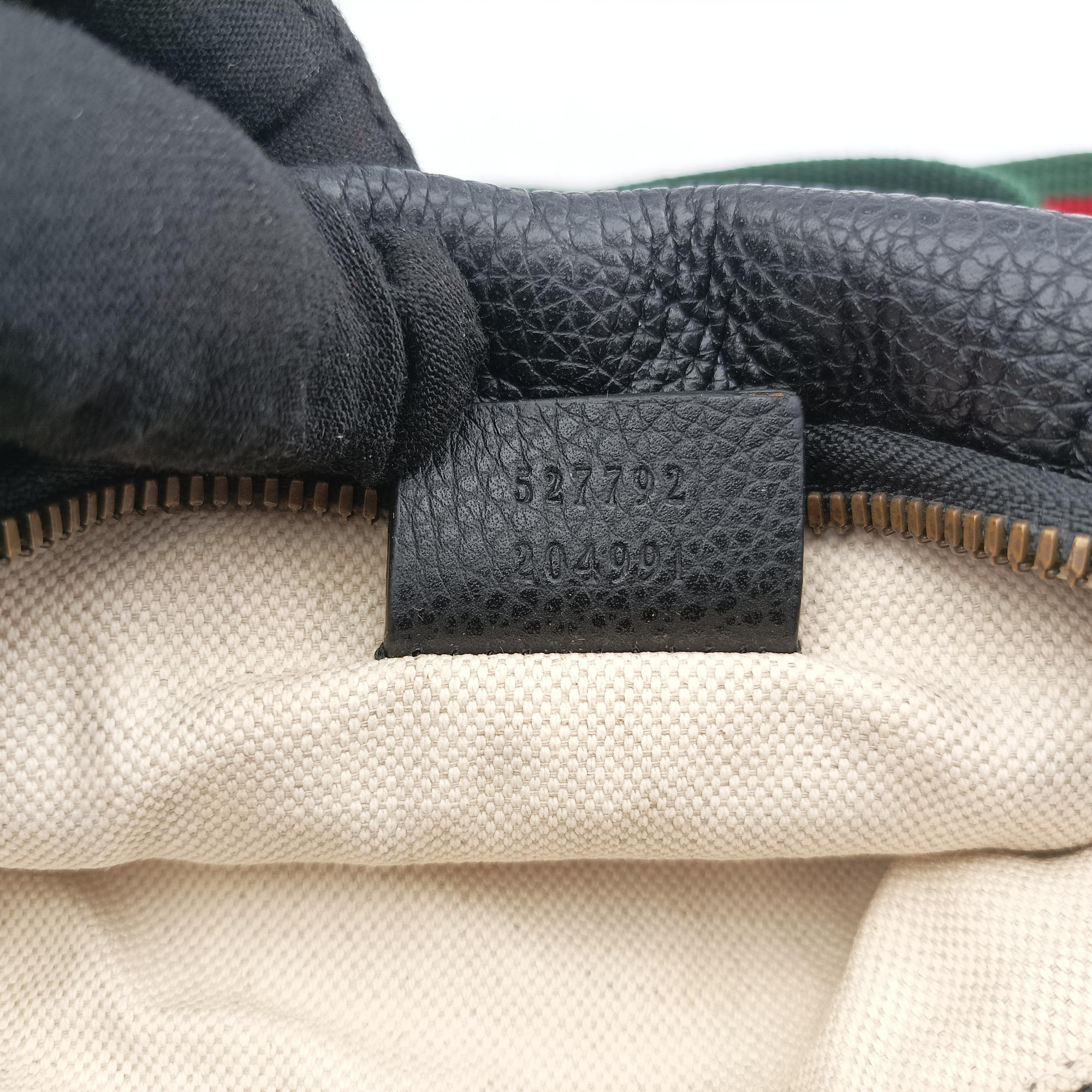 Vintage Gucci Gucci print Black Leather 527792 bum bag/waist bag | stylenewstar