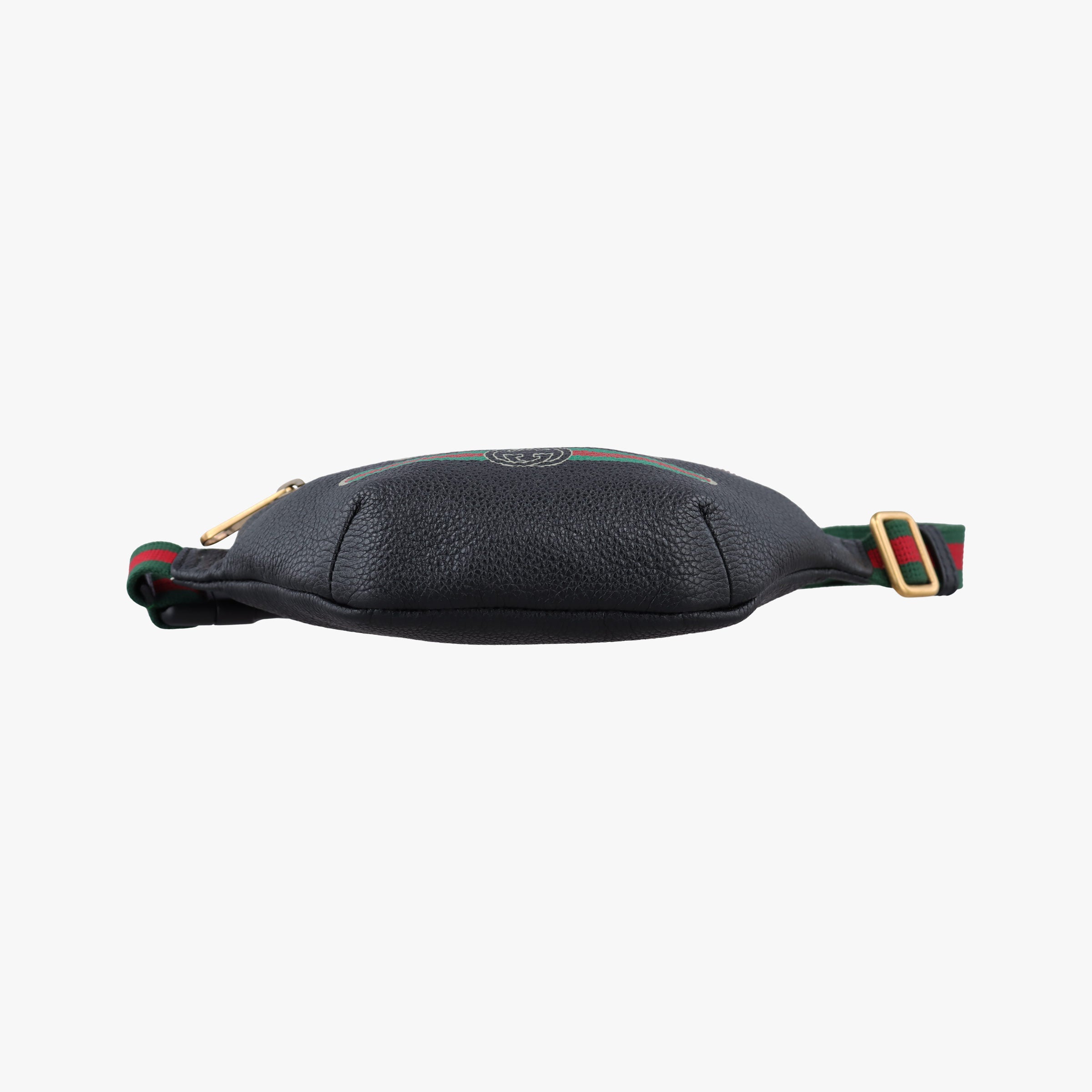 Vintage Gucci Gucci print Black Leather 527792 bum bag/waist bag | stylenewstar