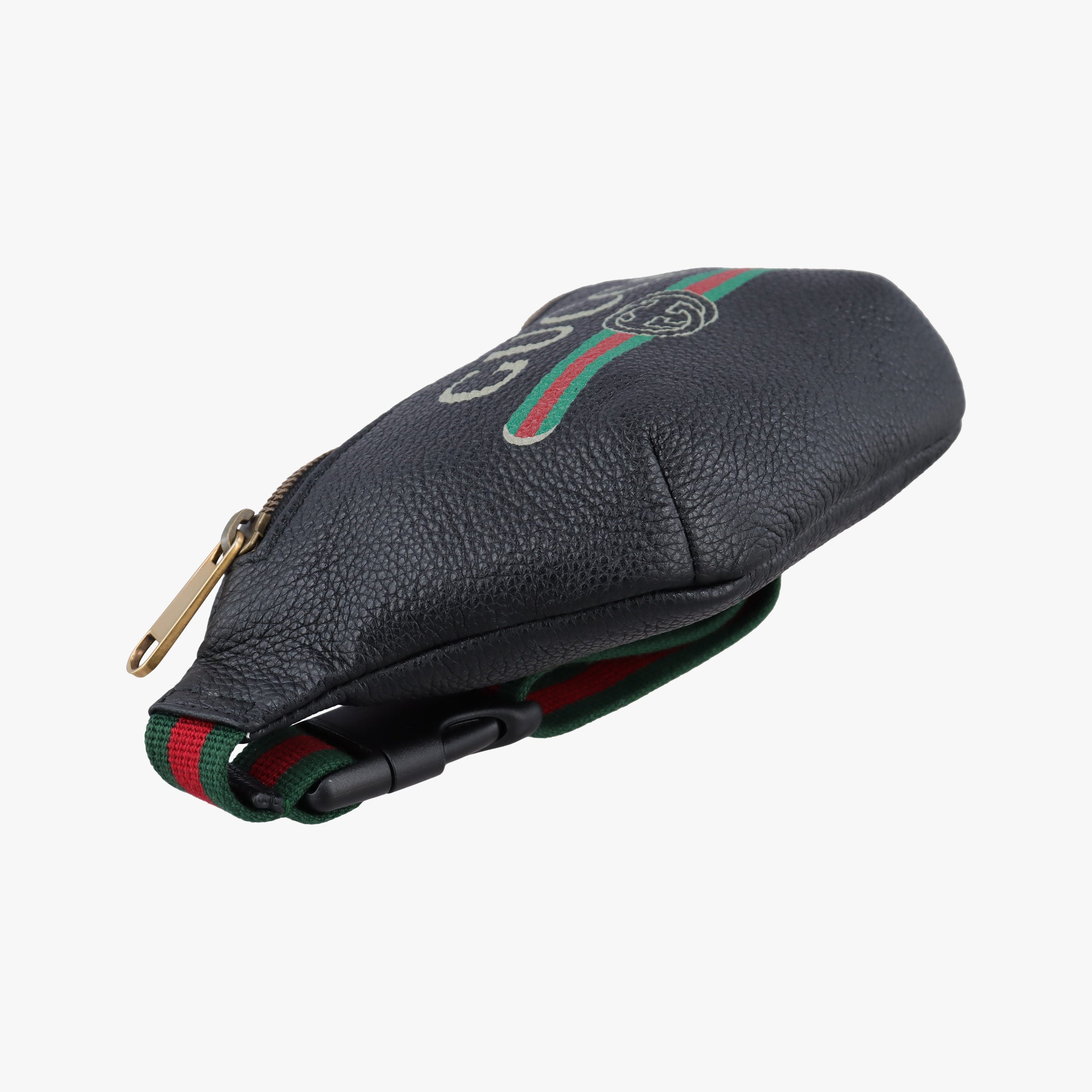 Vintage Gucci Gucci print Black Leather 527792 bum bag/waist bag | stylenewstar