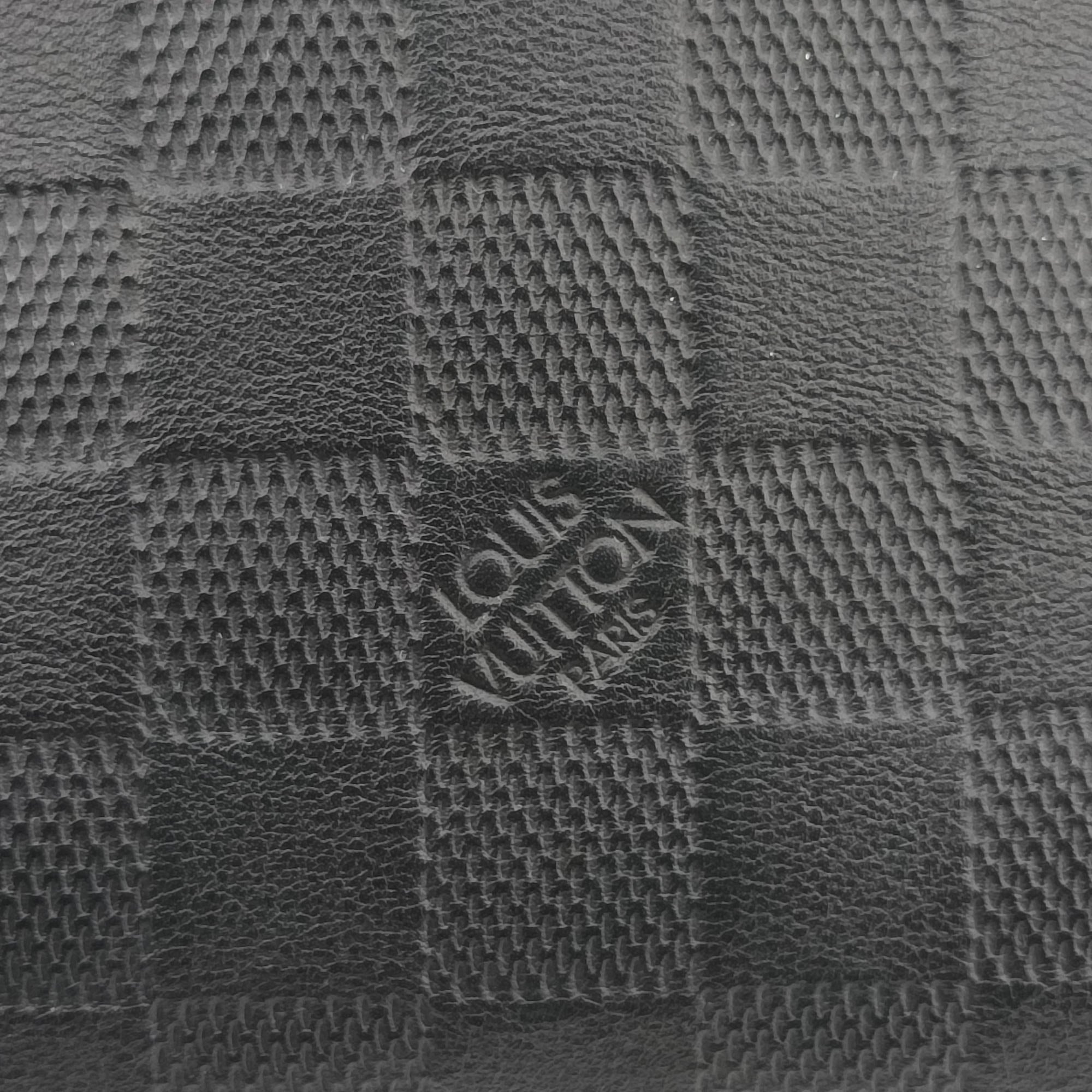 Pre-owned Louis Vuitton Port Document Voyage PM onyx Damier Infini N41146 handbag | stylenewstar