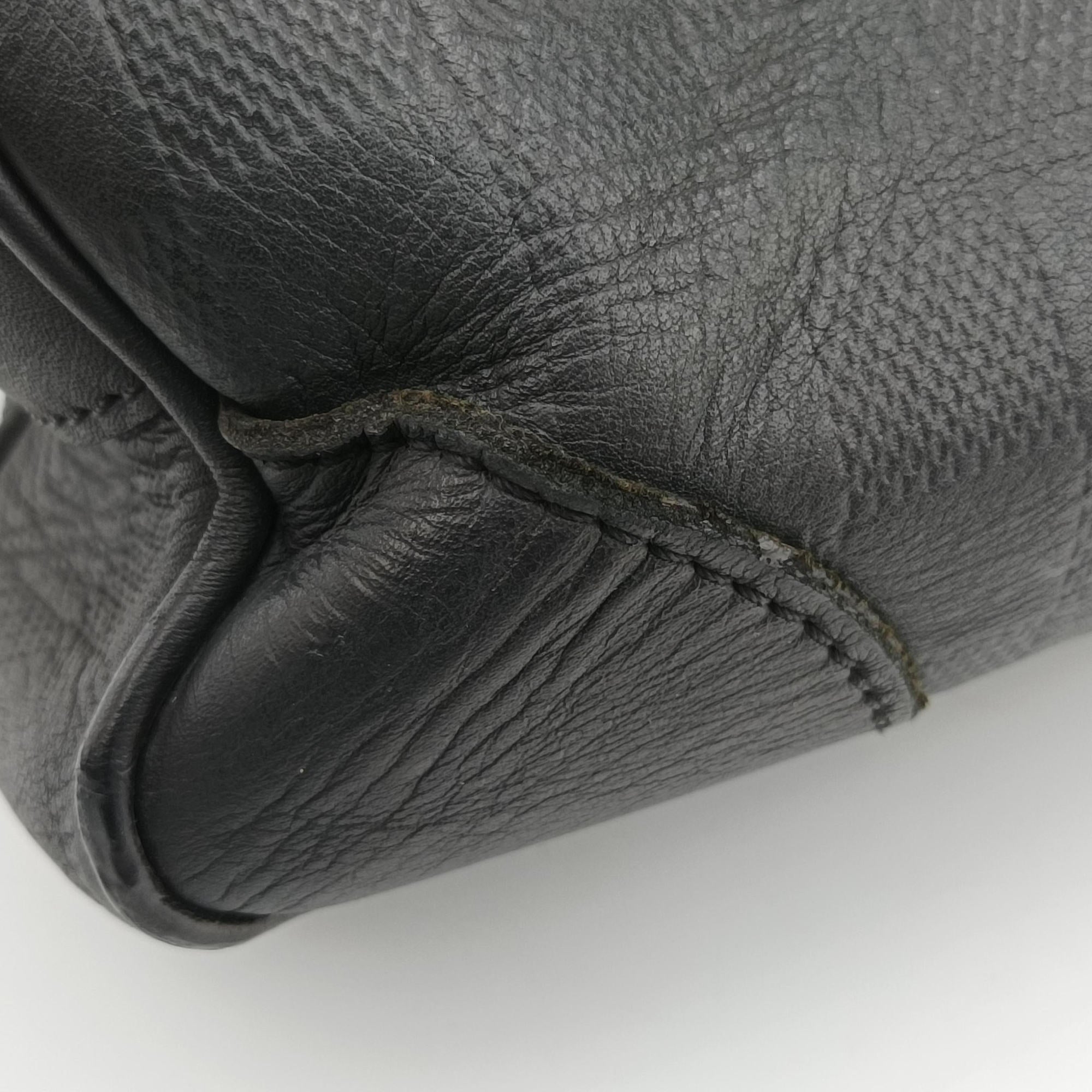 Pre-owned Louis Vuitton Port Document Voyage PM onyx Damier Infini N41146 handbag | stylenewstar