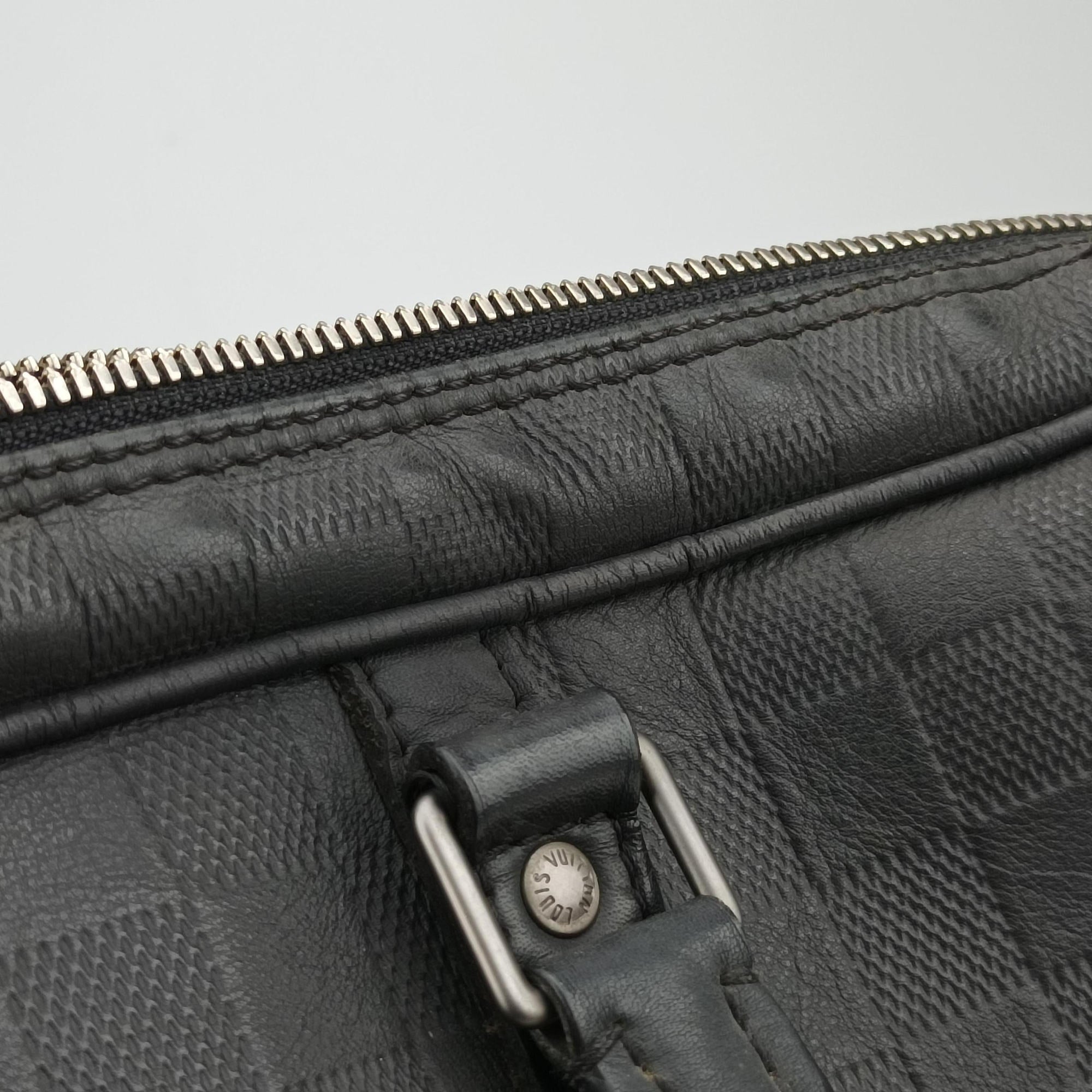 Pre-owned Louis Vuitton Port Document Voyage PM onyx Damier Infini N41146 handbag | stylenewstar