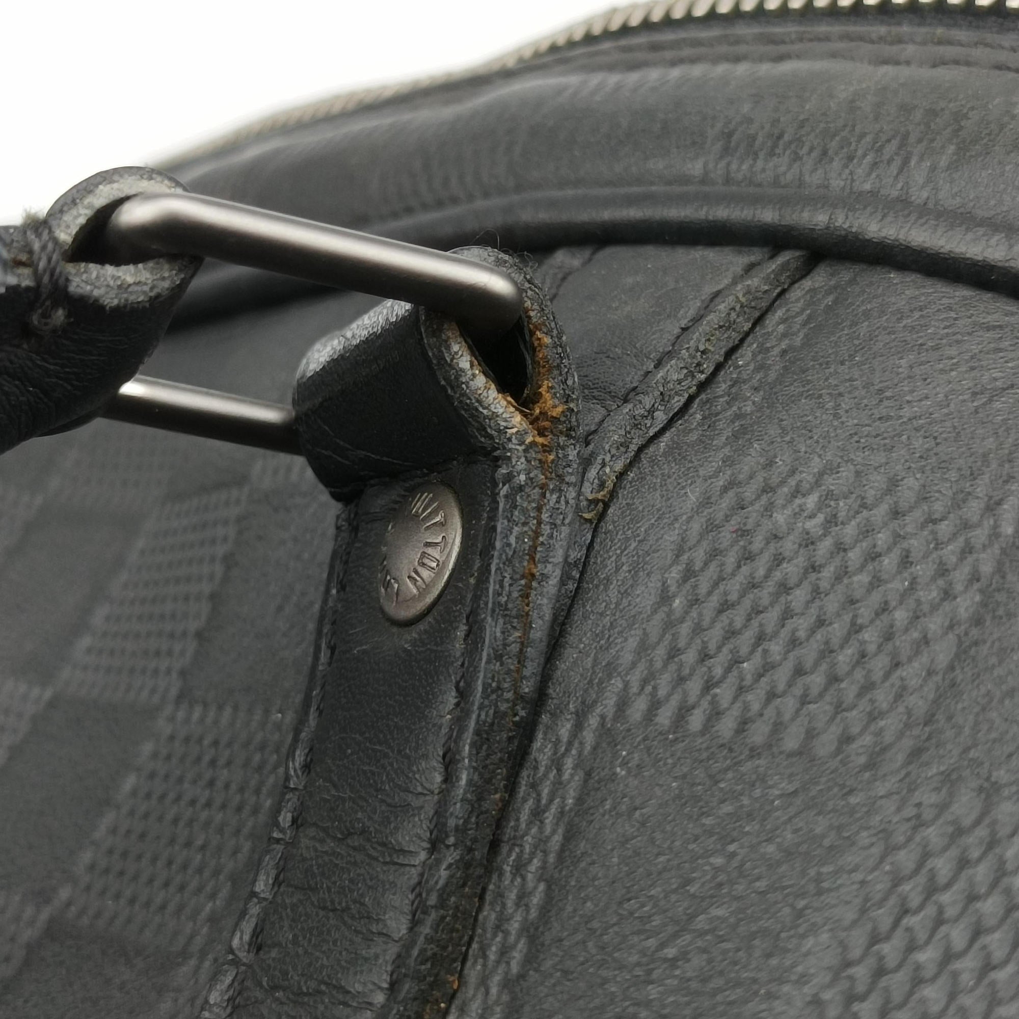 Pre-owned Louis Vuitton Port Document Voyage PM onyx Damier Infini N41146 handbag | stylenewstar