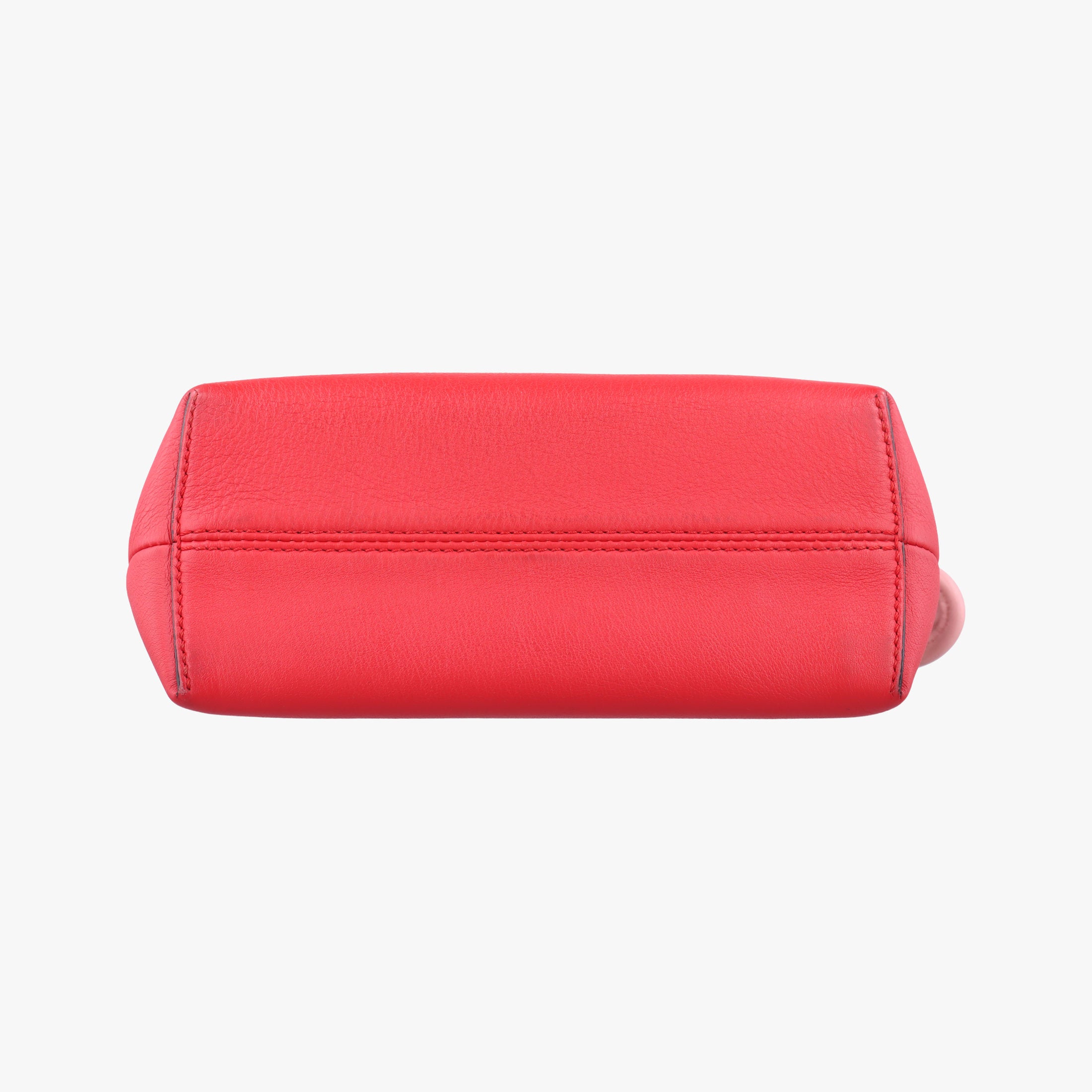 Pre-owned Fendi By the Way Red×pink Leather 8BL135 shoulderbag | stylenewstar