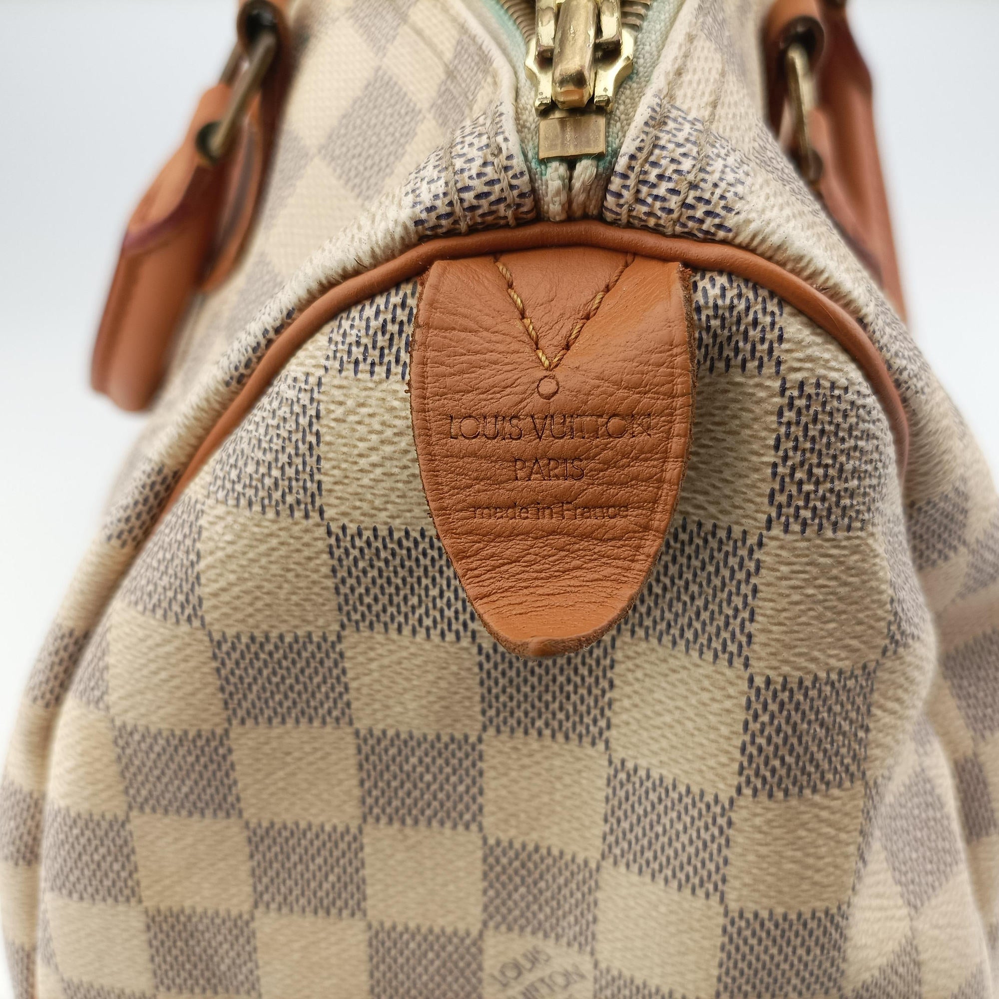Secondhand Louis Vuitton Speedy 30 AZUR Damier Canvas N41533 handbag | stylenewstar