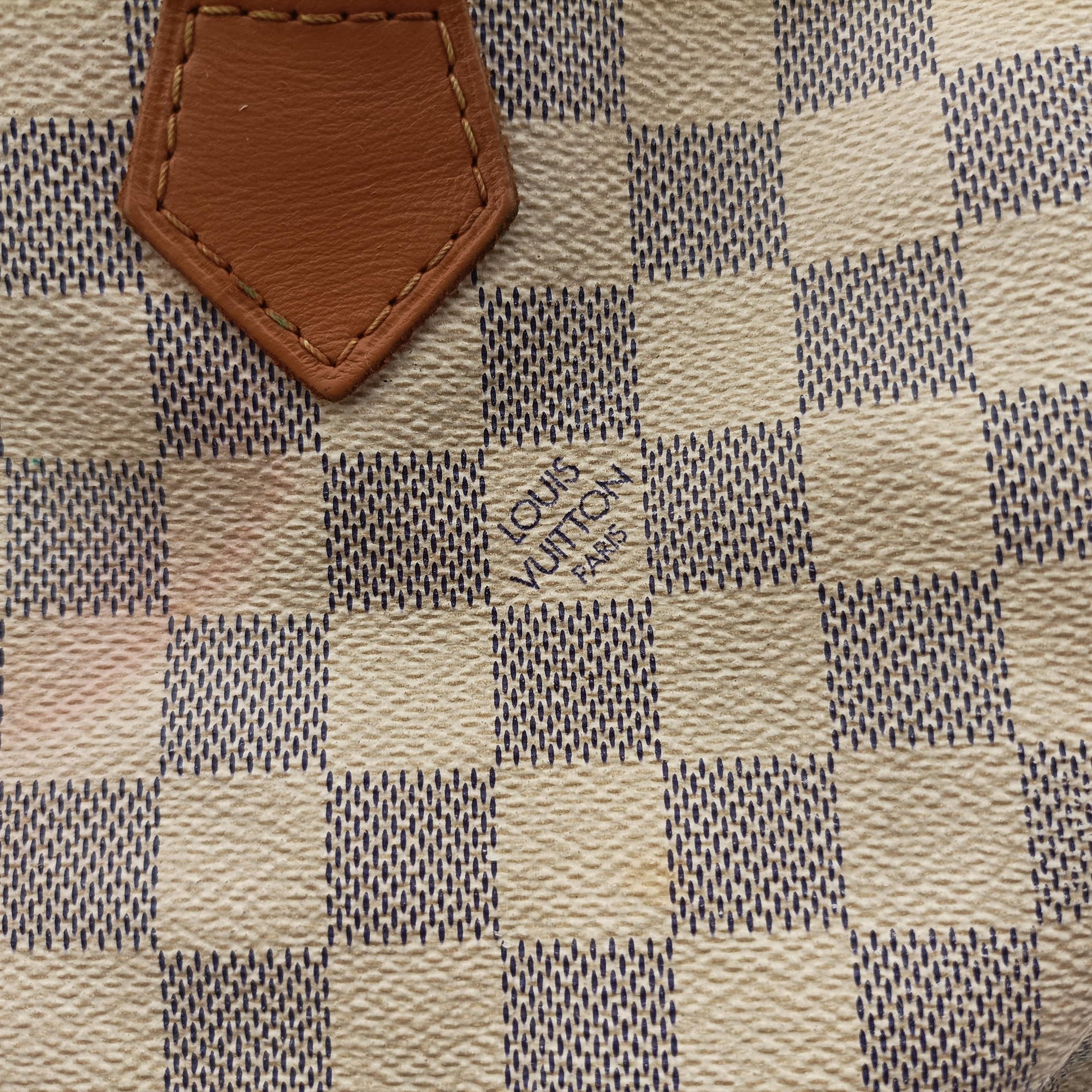 Secondhand Louis Vuitton Speedy 30 AZUR Damier Canvas N41533 handbag | stylenewstar