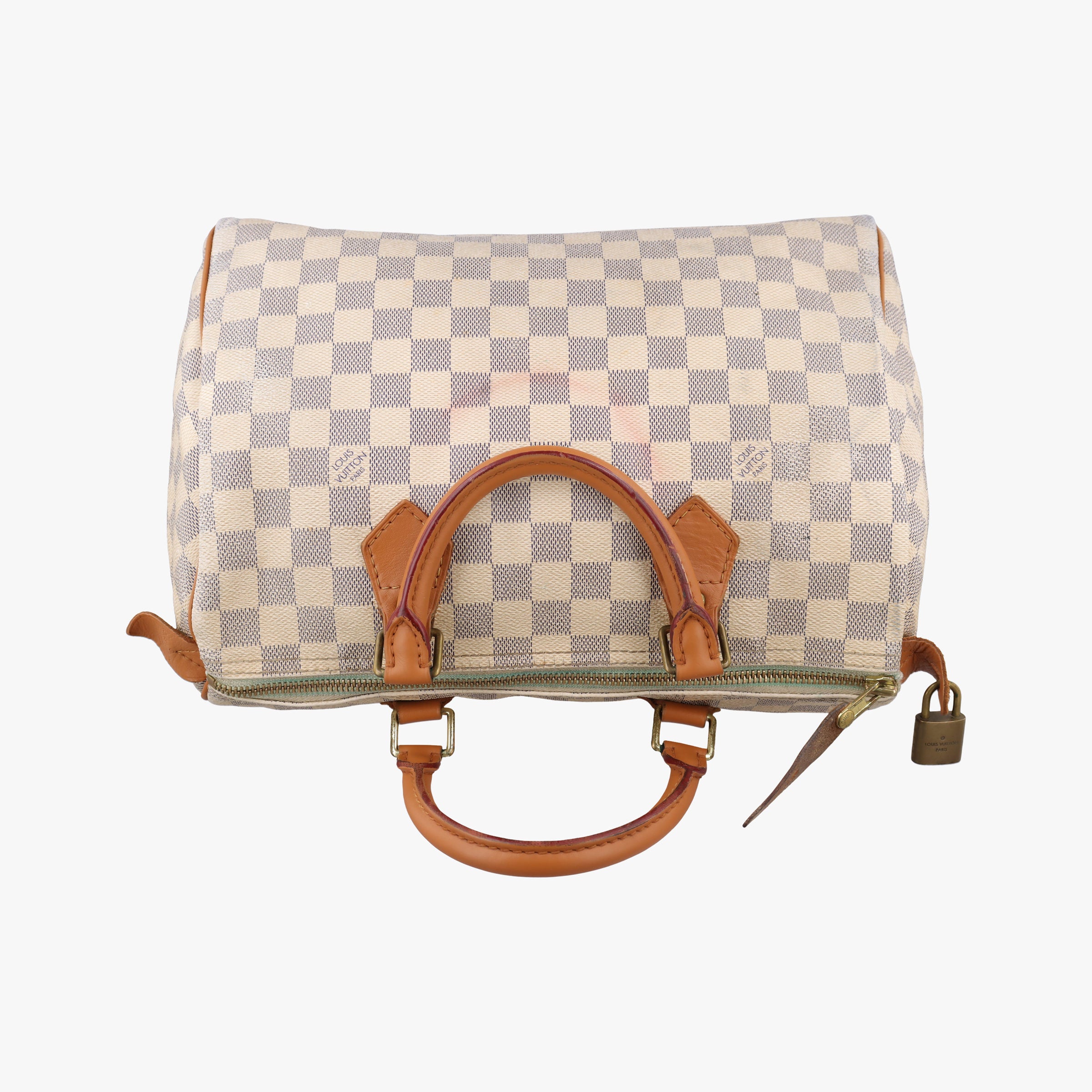 Secondhand Louis Vuitton Speedy 30 AZUR Damier Canvas N41533 handbag | stylenewstar
