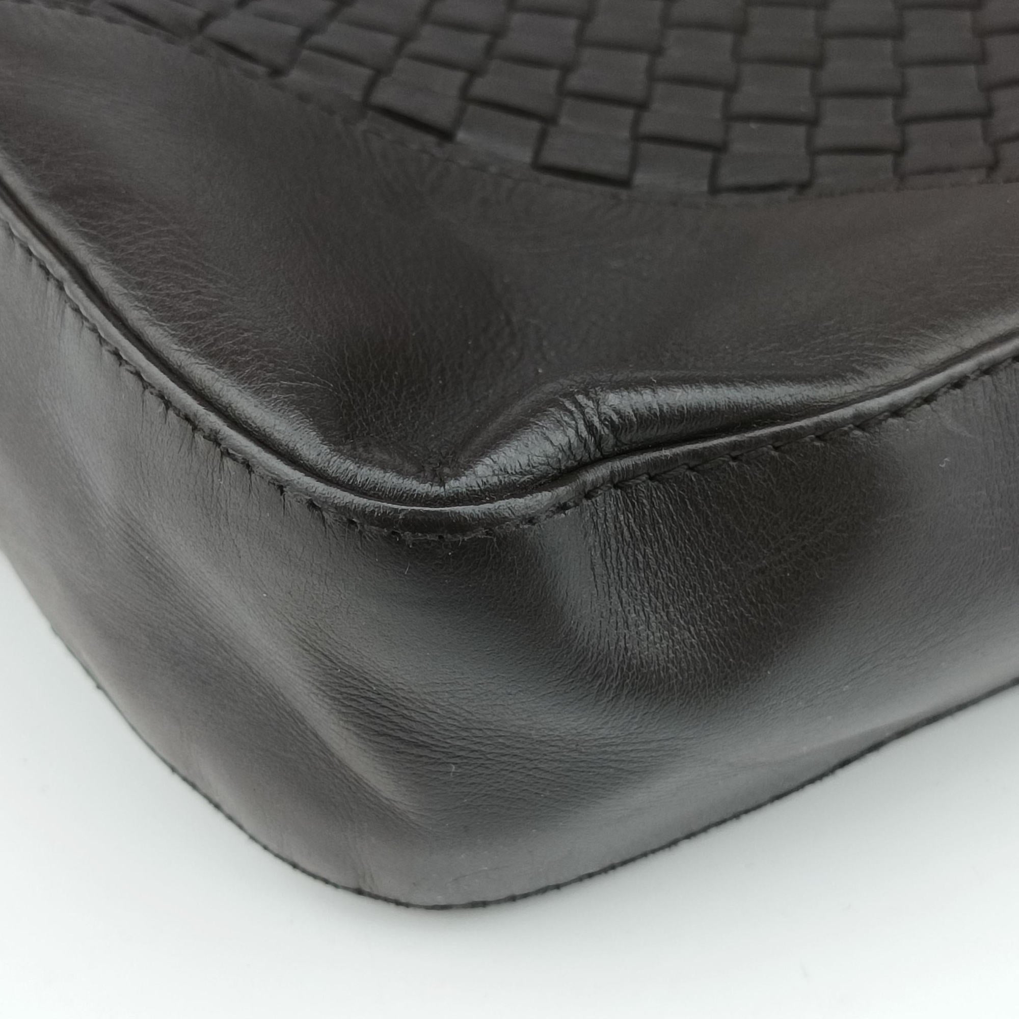 Pre-owned Bottega Veneta Intrecciato Shopper Acatl Brown lambskin  handbag | stylenewstar