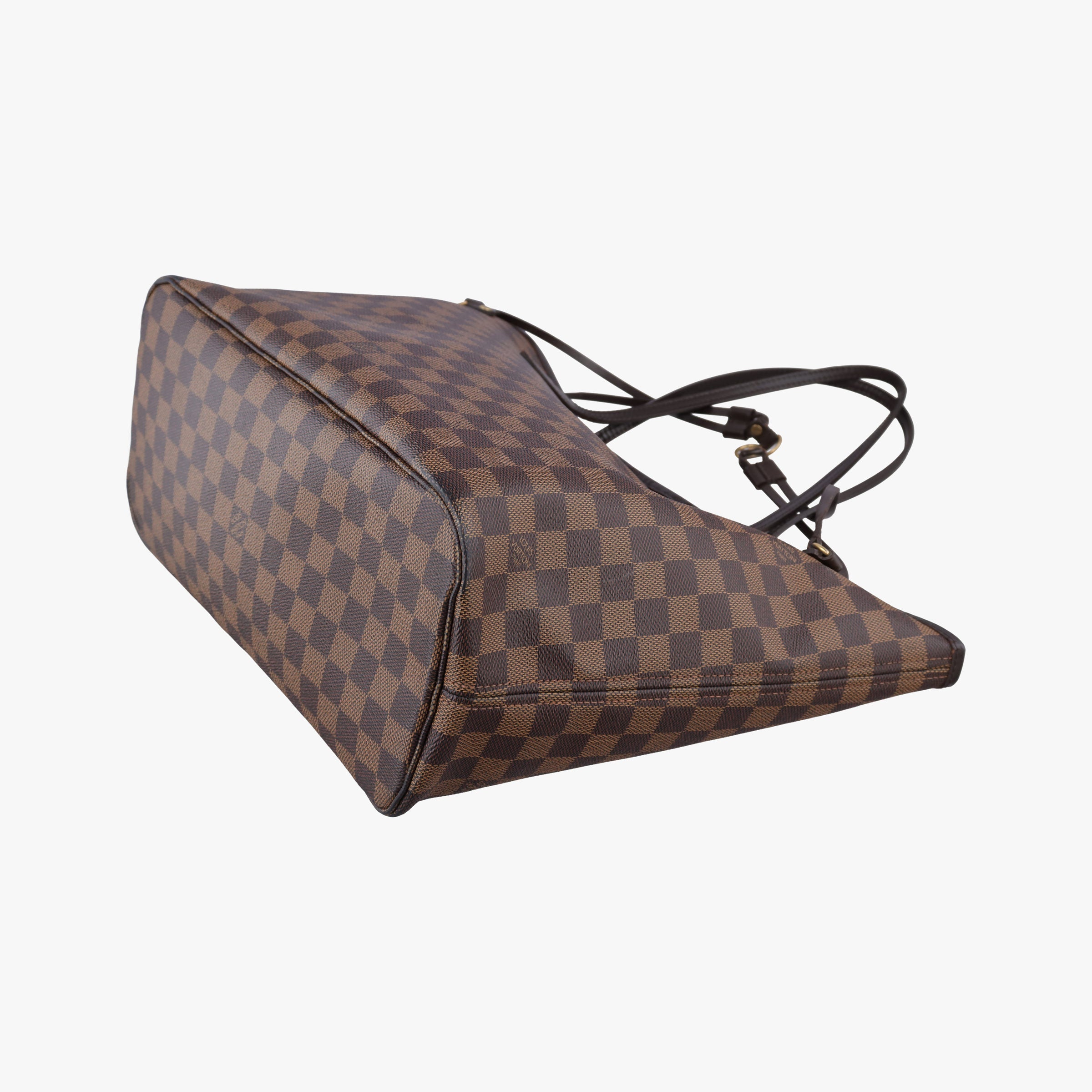 Pre-owned Louis Vuitton NEVERFULL MM EBENE Damier Canvas N51106 handbag | stylenewstar