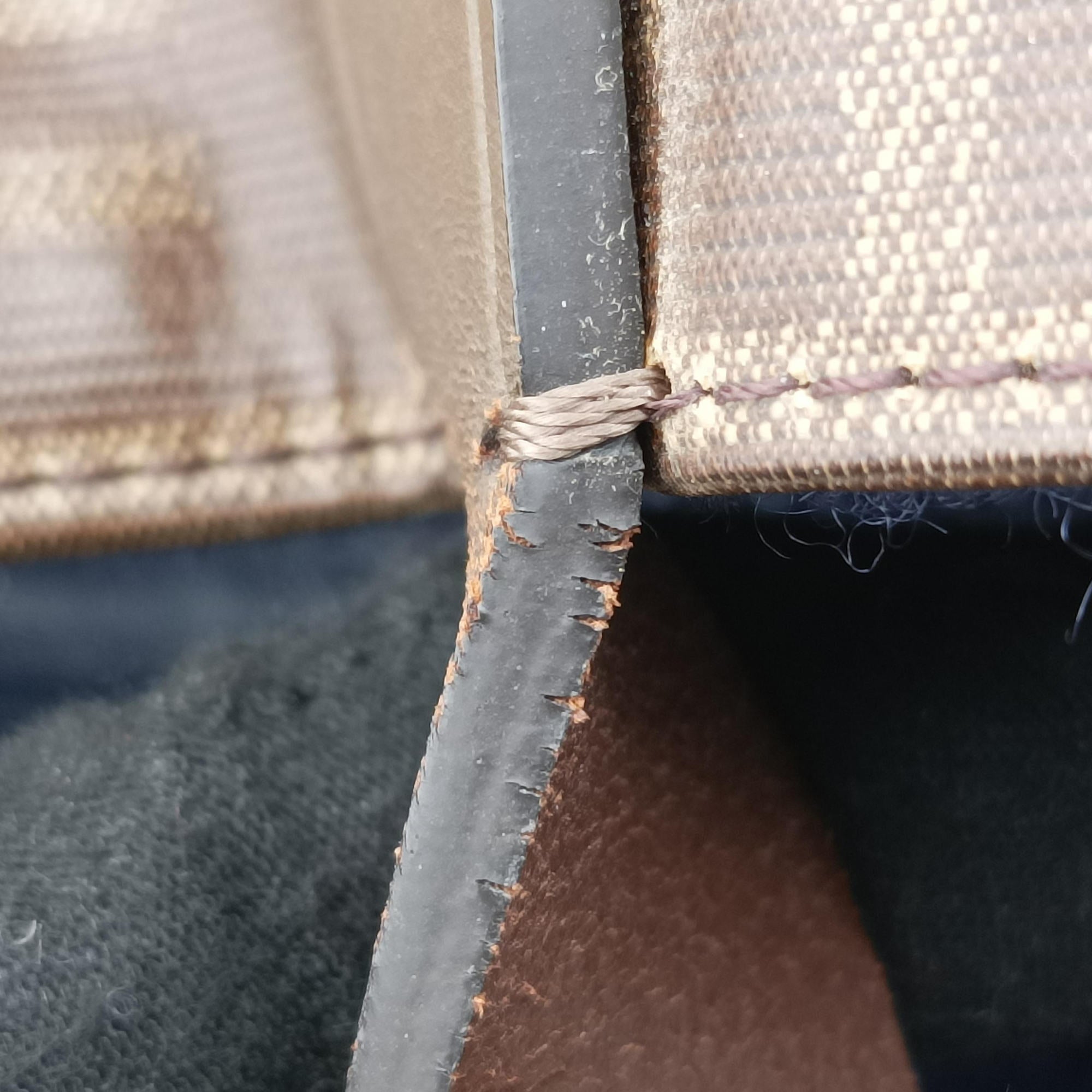 Pre-owned Fendi Fila Collaboration Zucca Brown×multicolor PVC coated canvas x Leather 8BH357 handbag | stylenewstar