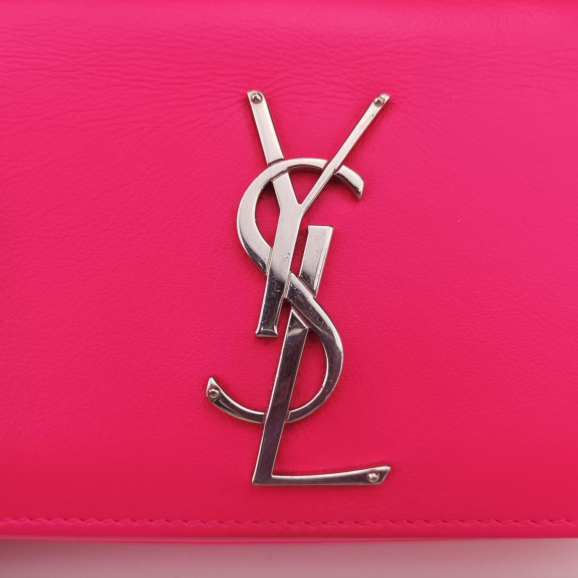 Secondhand Yves Saint Laurent KATE Pink Leather 344620 shoulderbag | stylenewstar