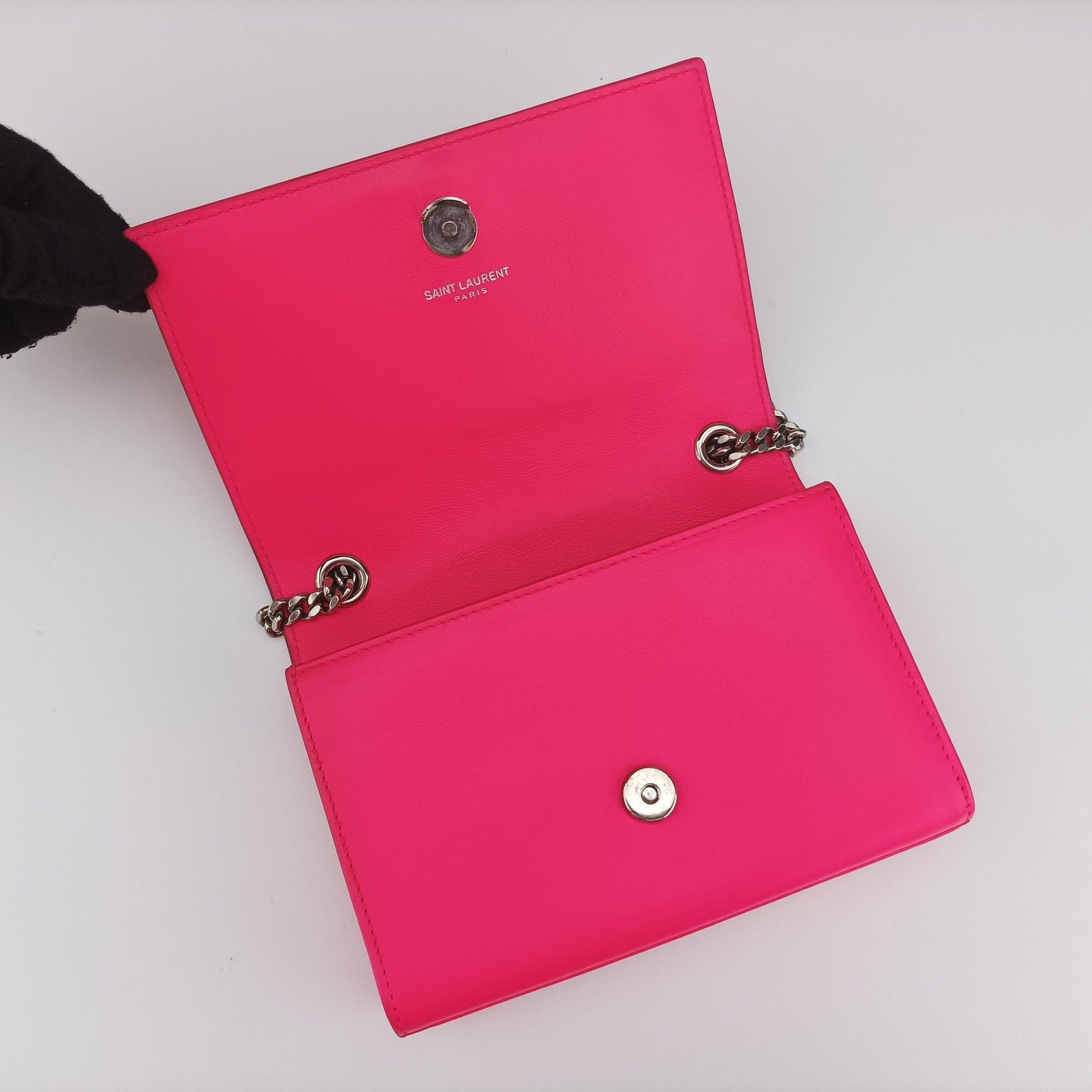 Secondhand Yves Saint Laurent KATE Pink Leather 344620 shoulderbag | stylenewstar