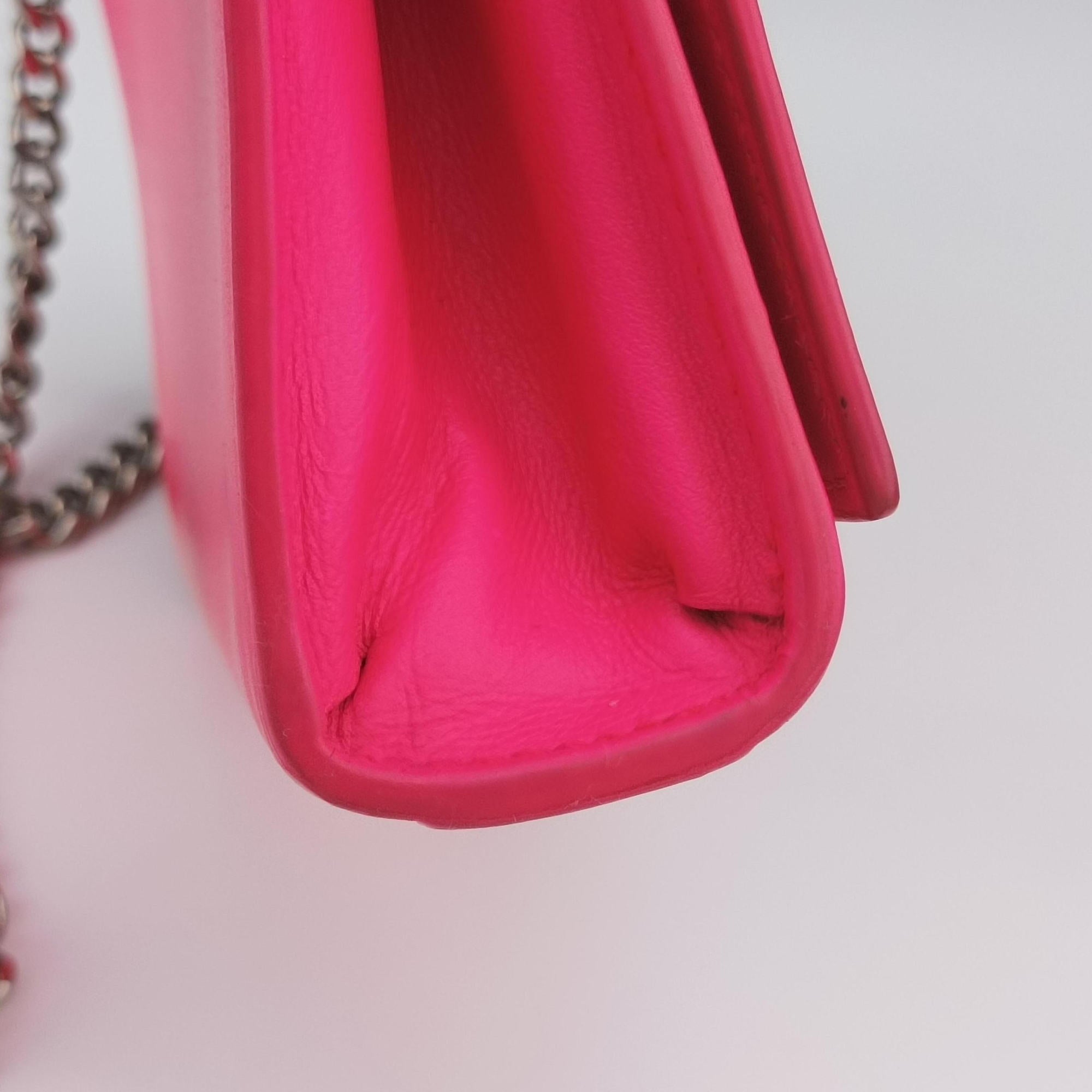 Secondhand Yves Saint Laurent KATE Pink Leather 344620 shoulderbag | stylenewstar