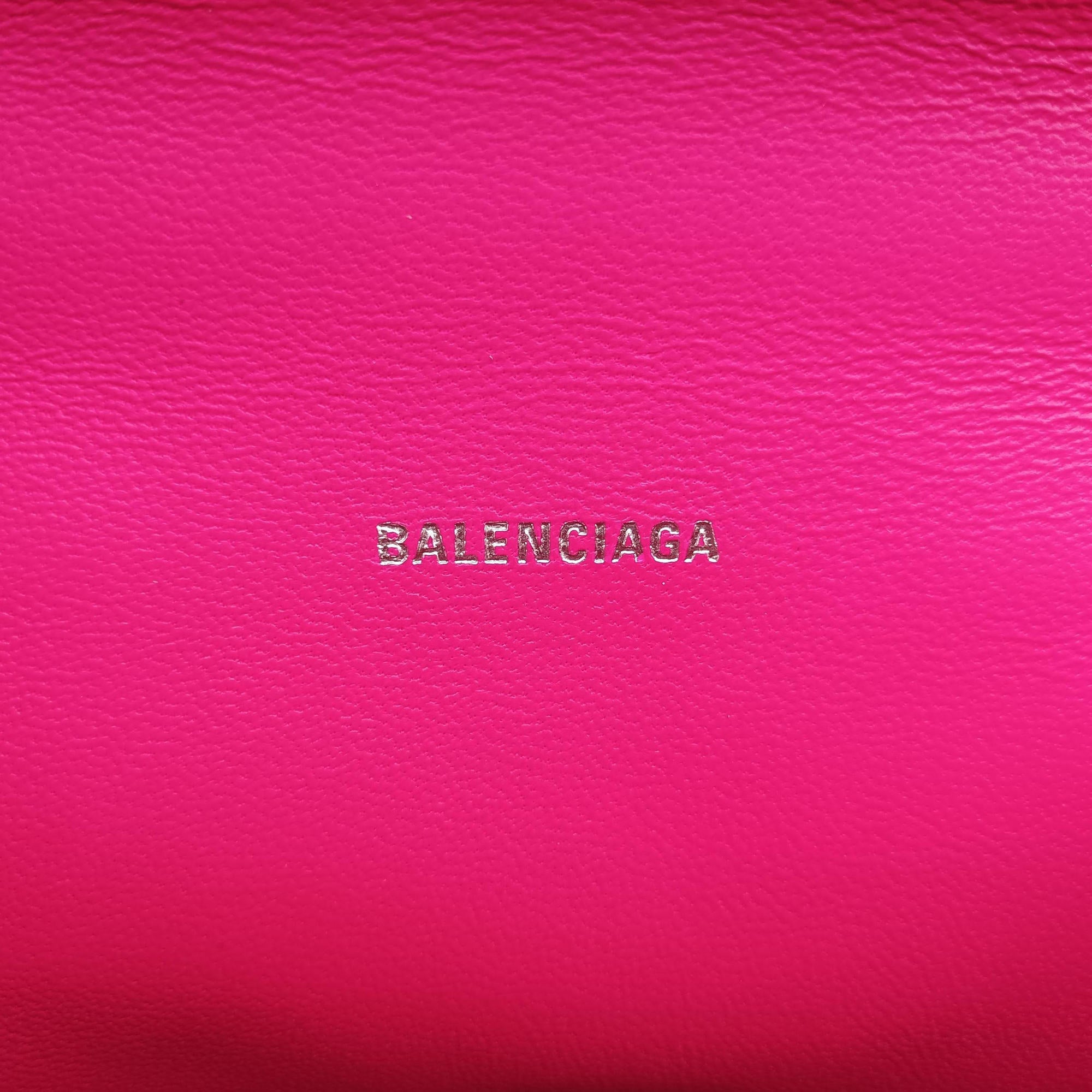 Vintage Balenciaga Hourglass Graffiti Rose×Black Leather  shoulderbag | stylenewstar