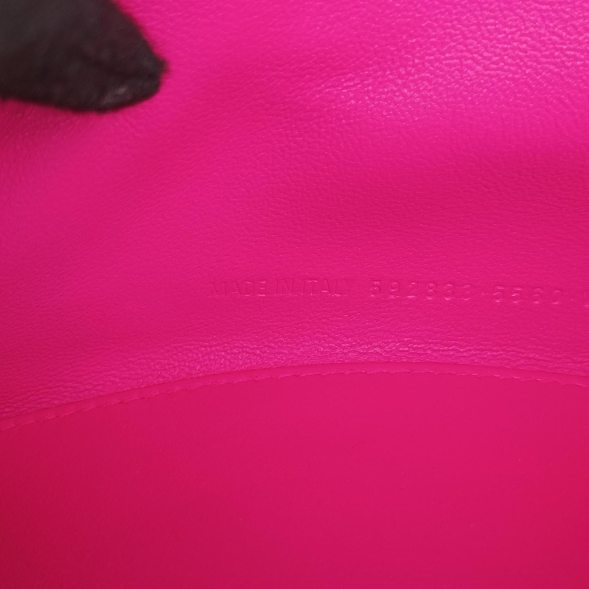 Vintage Balenciaga Hourglass Graffiti Rose×Black Leather  shoulderbag | stylenewstar