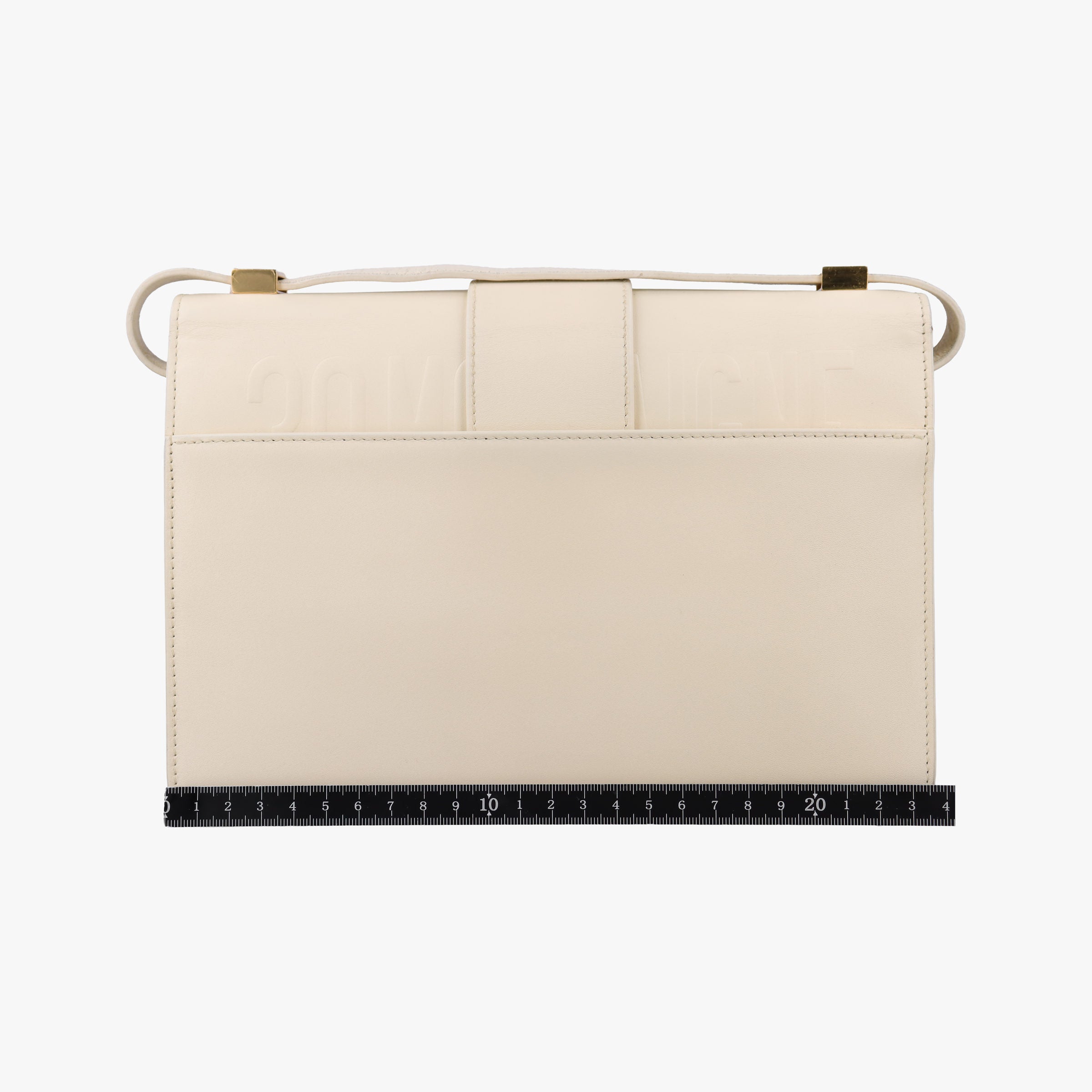 Vintage Christian Dior 30 Montaigne White leather  shoulderbag | stylenewstar