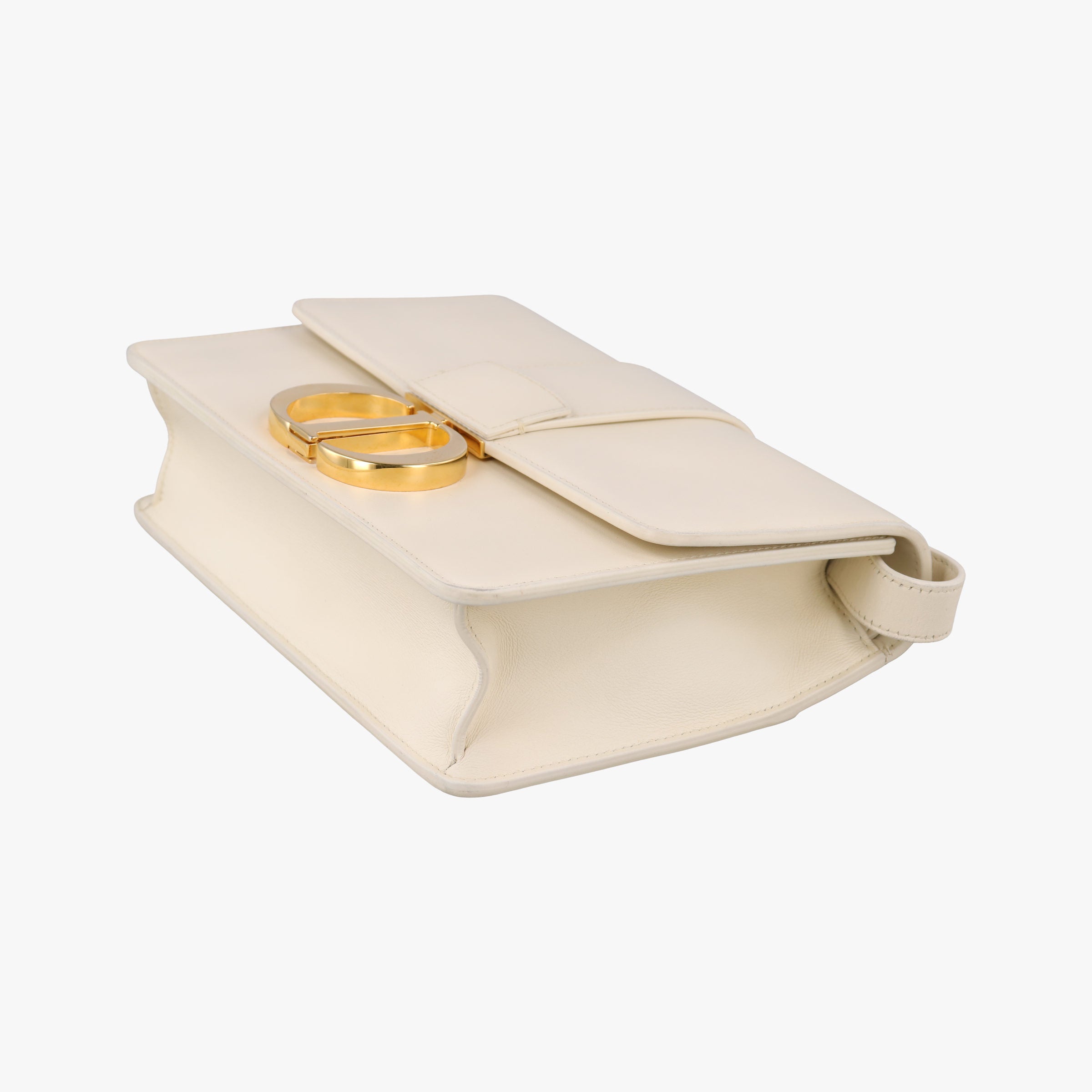 Vintage Christian Dior 30 Montaigne White leather  shoulderbag | stylenewstar