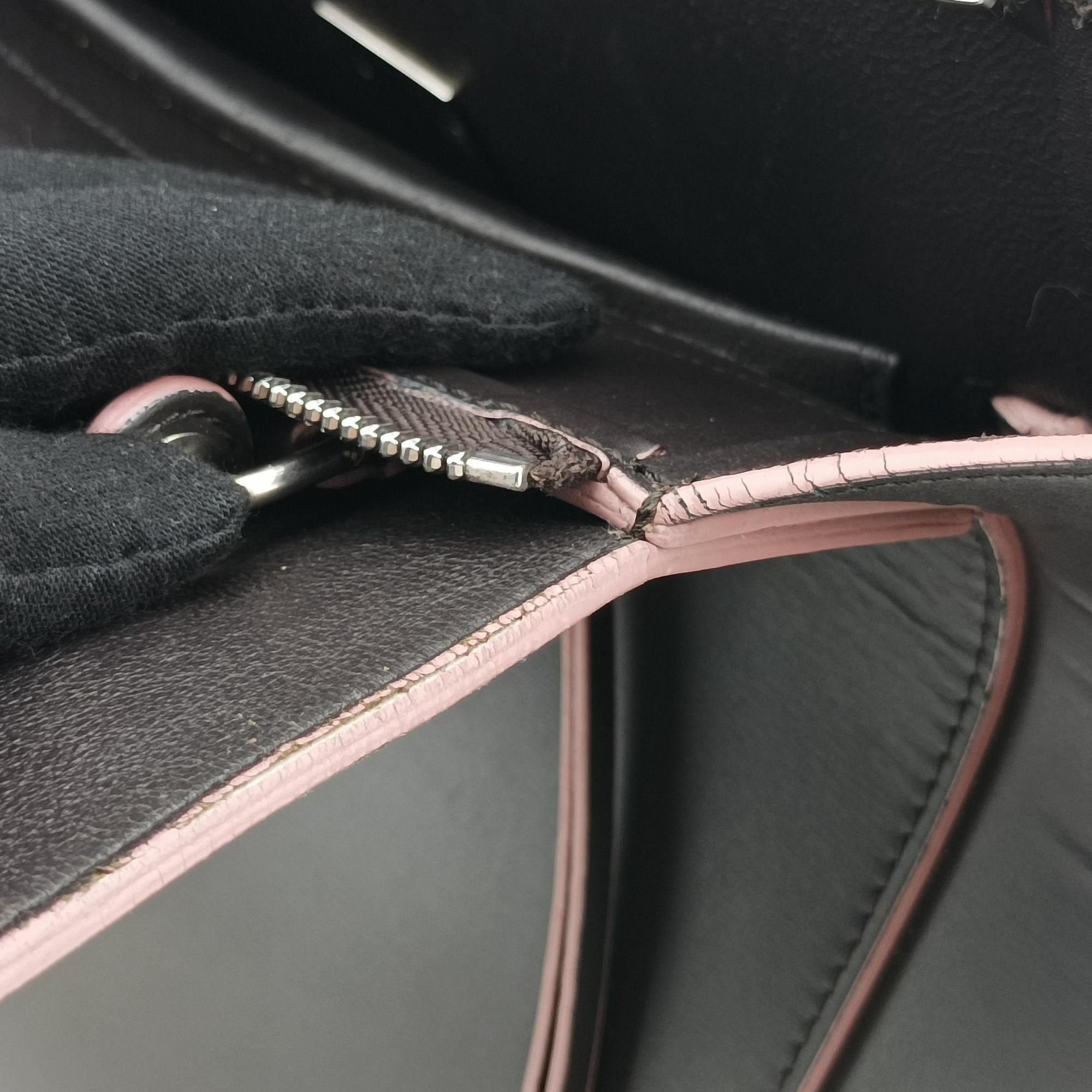 Secondhand Celine Belt bag mini Black×pink leather  shoulderbag | stylenewstar