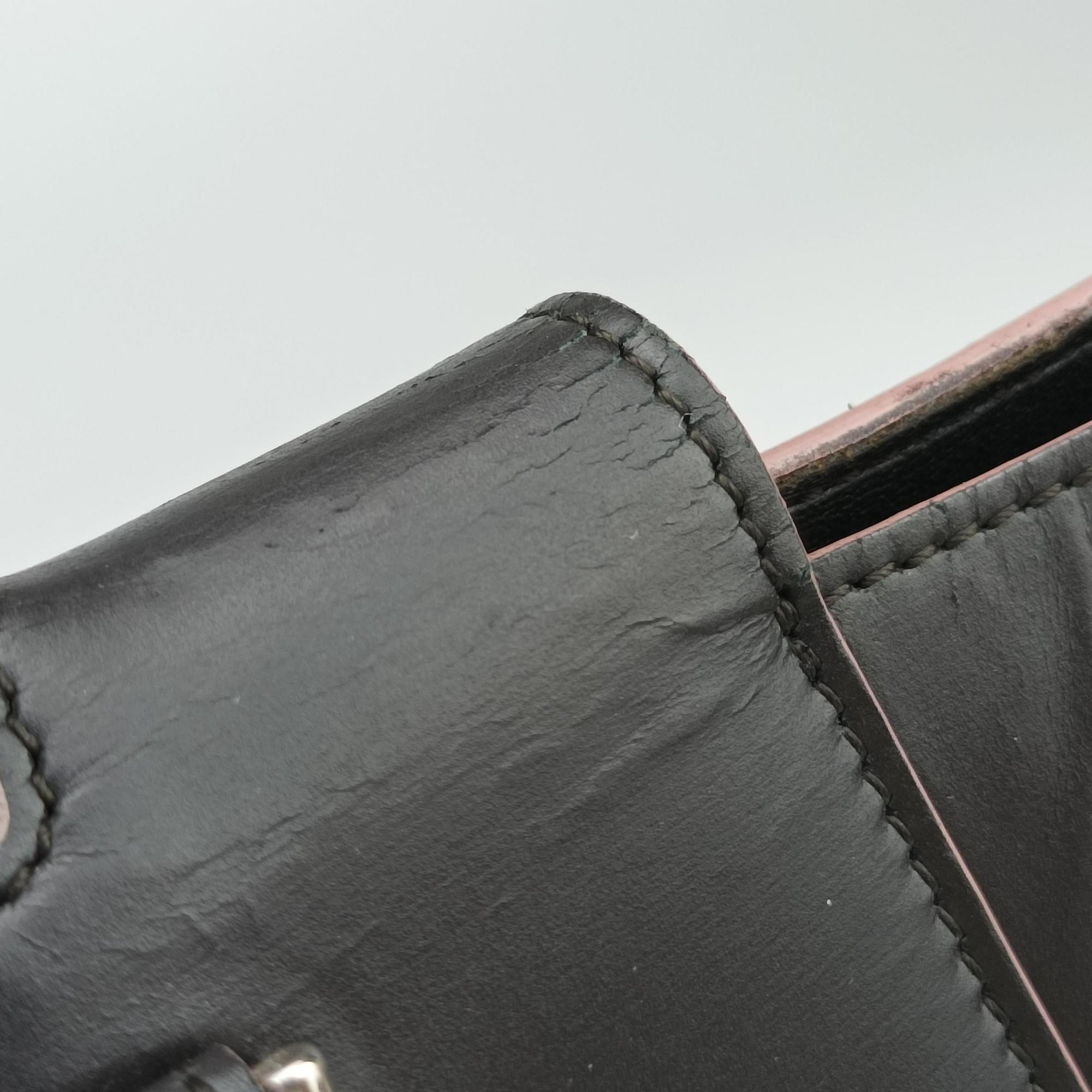 Secondhand Celine Belt bag mini Black×pink leather  shoulderbag | stylenewstar