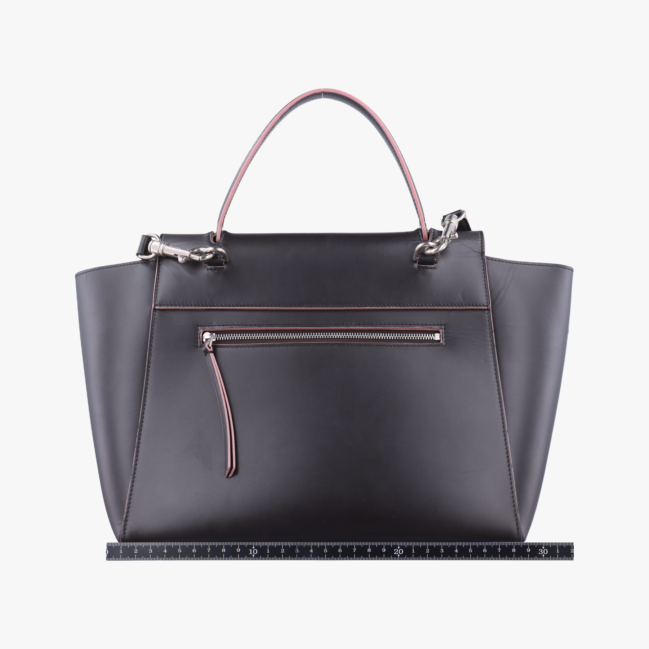 Secondhand Celine Belt bag mini Black×pink leather  shoulderbag | stylenewstar