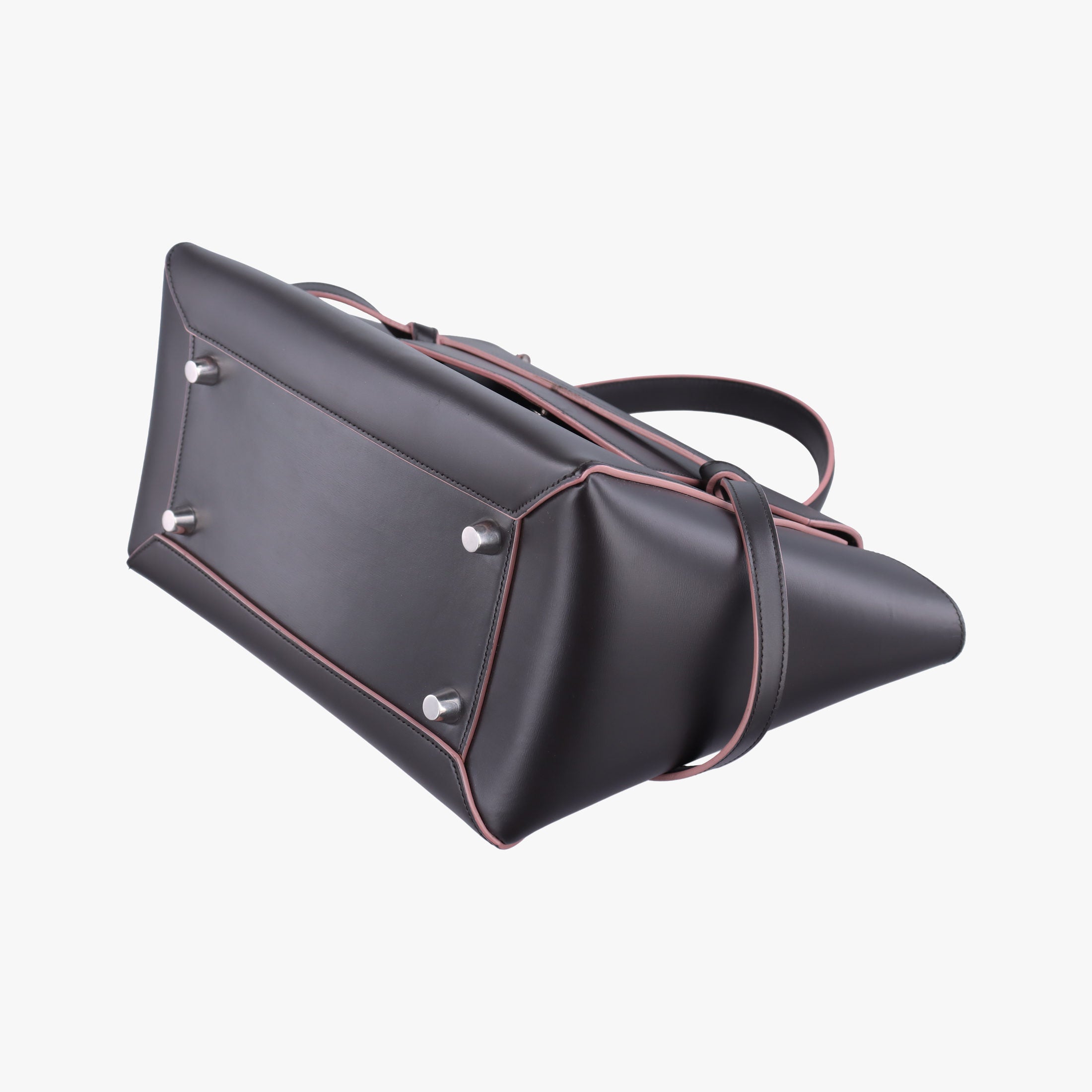 Secondhand Celine Belt bag mini Black×pink leather  shoulderbag | stylenewstar