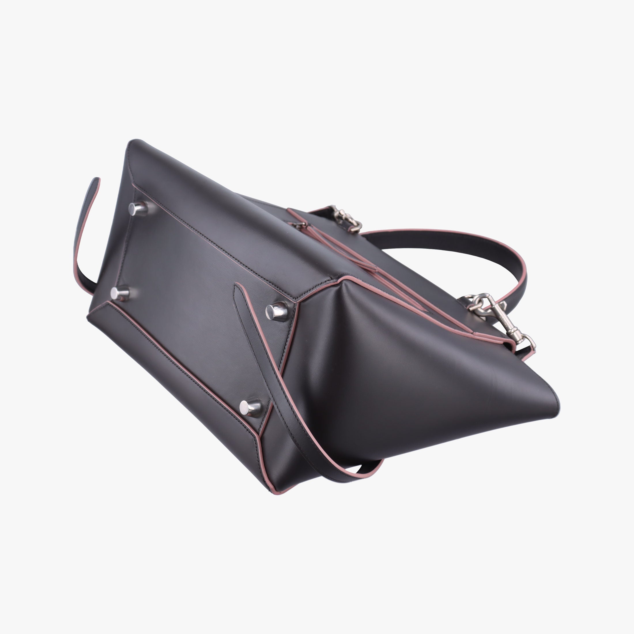 Secondhand Celine Belt bag mini Black×pink leather  shoulderbag | stylenewstar